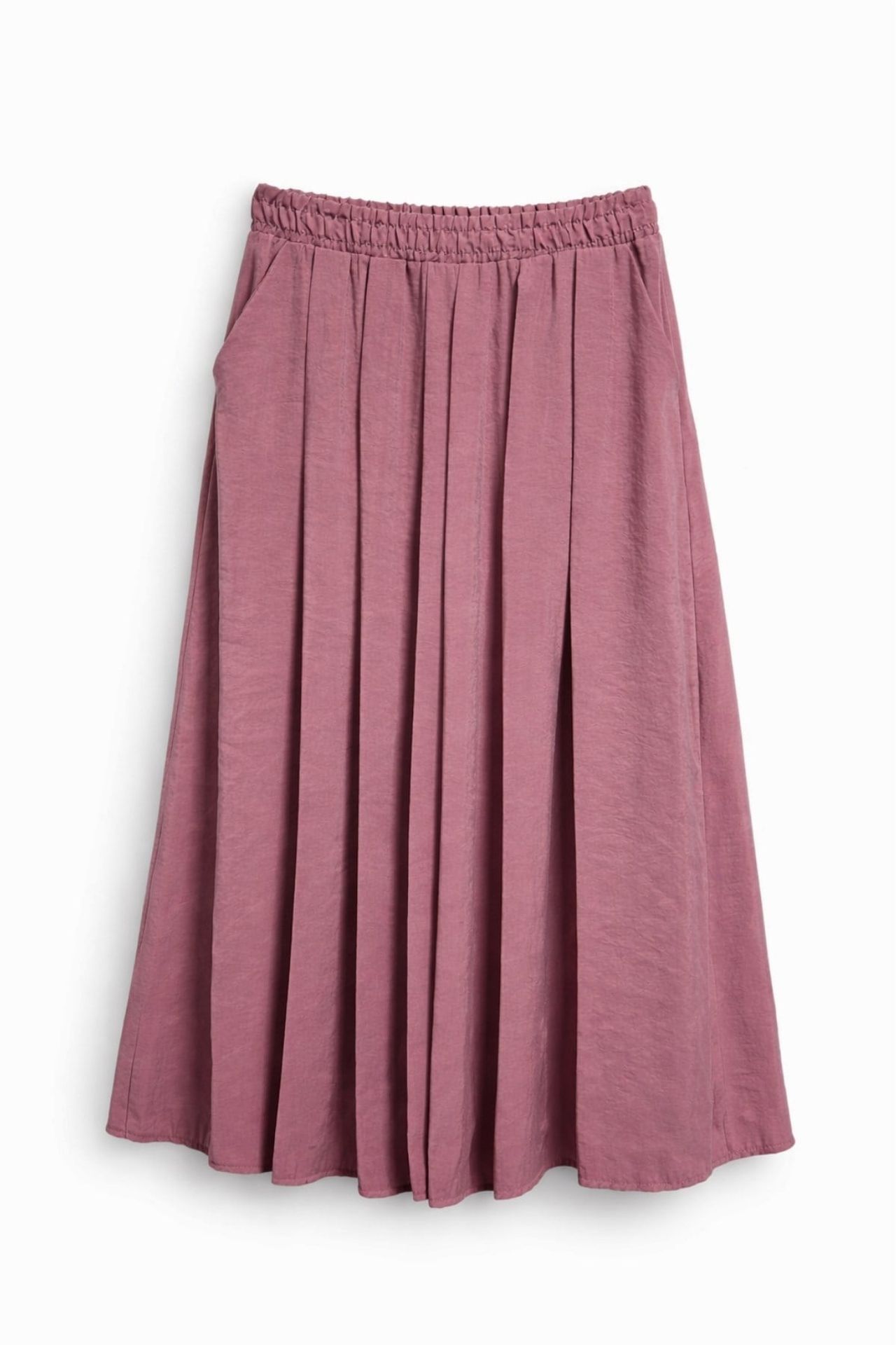 Mixray High Waist Maxi Skirt with Drawstring Waist 1