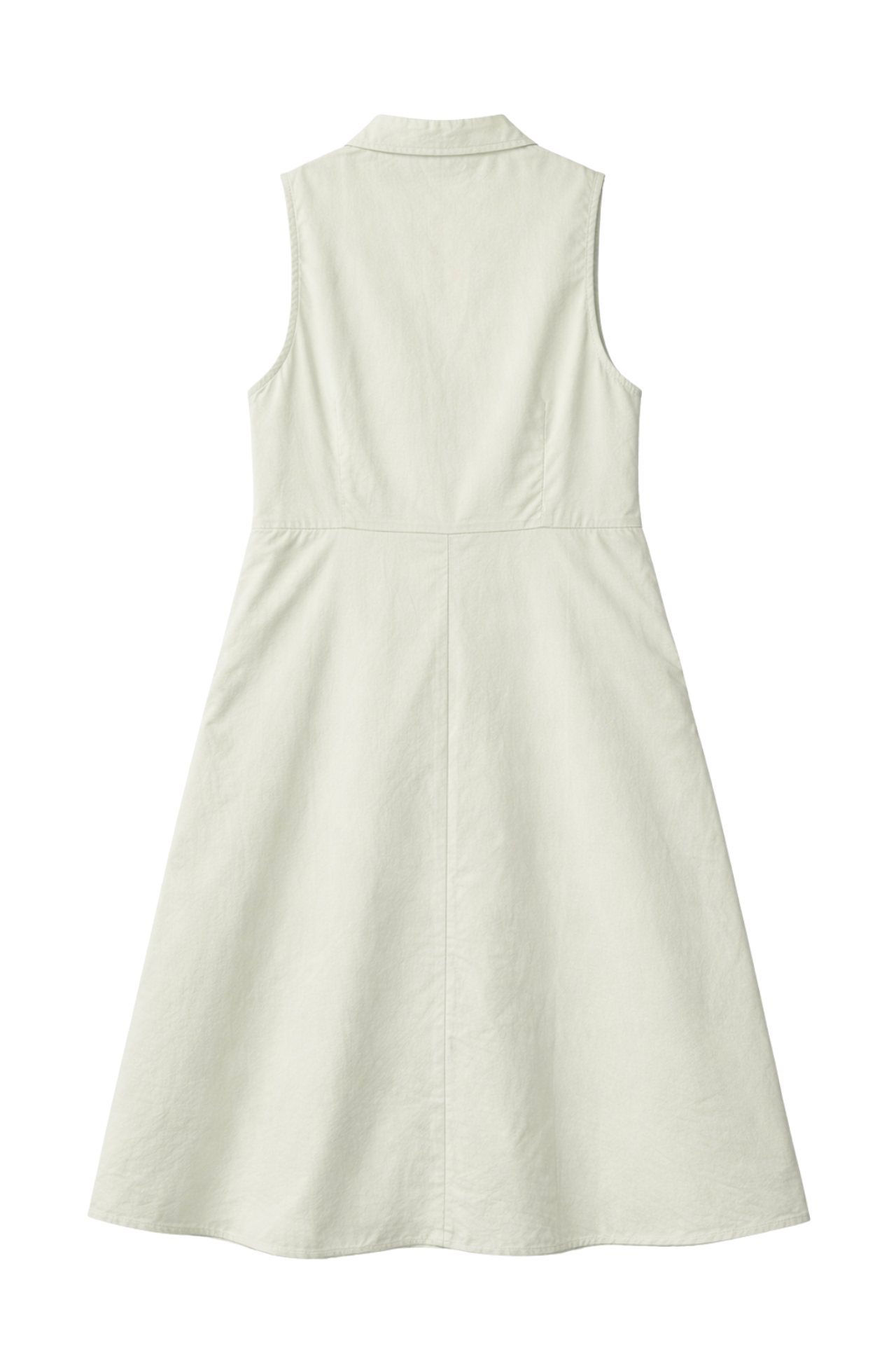 Mixray Buttoned Tippet Collar Maxi Dress 5