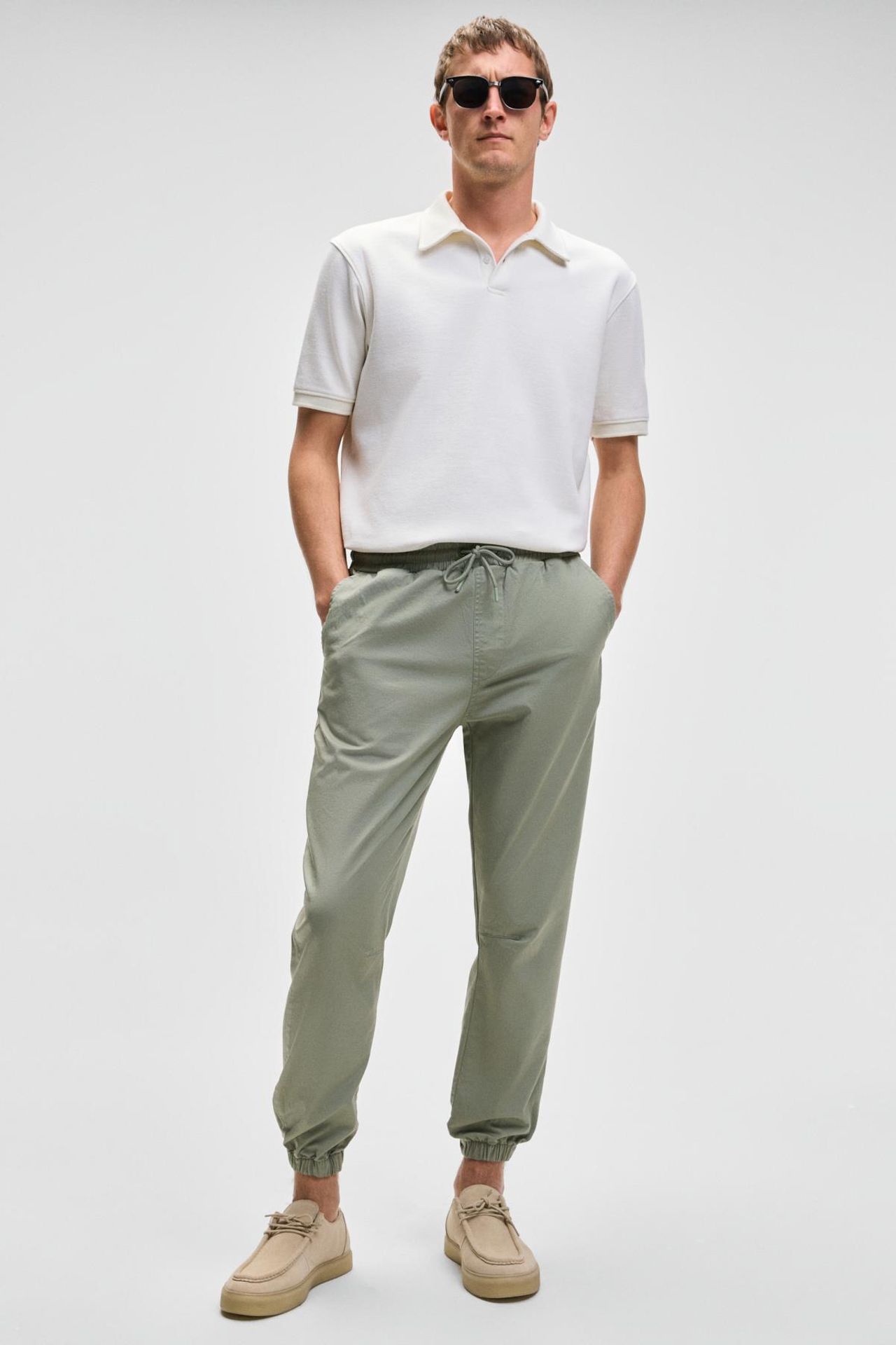 GRIMELANGE Lastikli Bel Jogger Pantolon 1