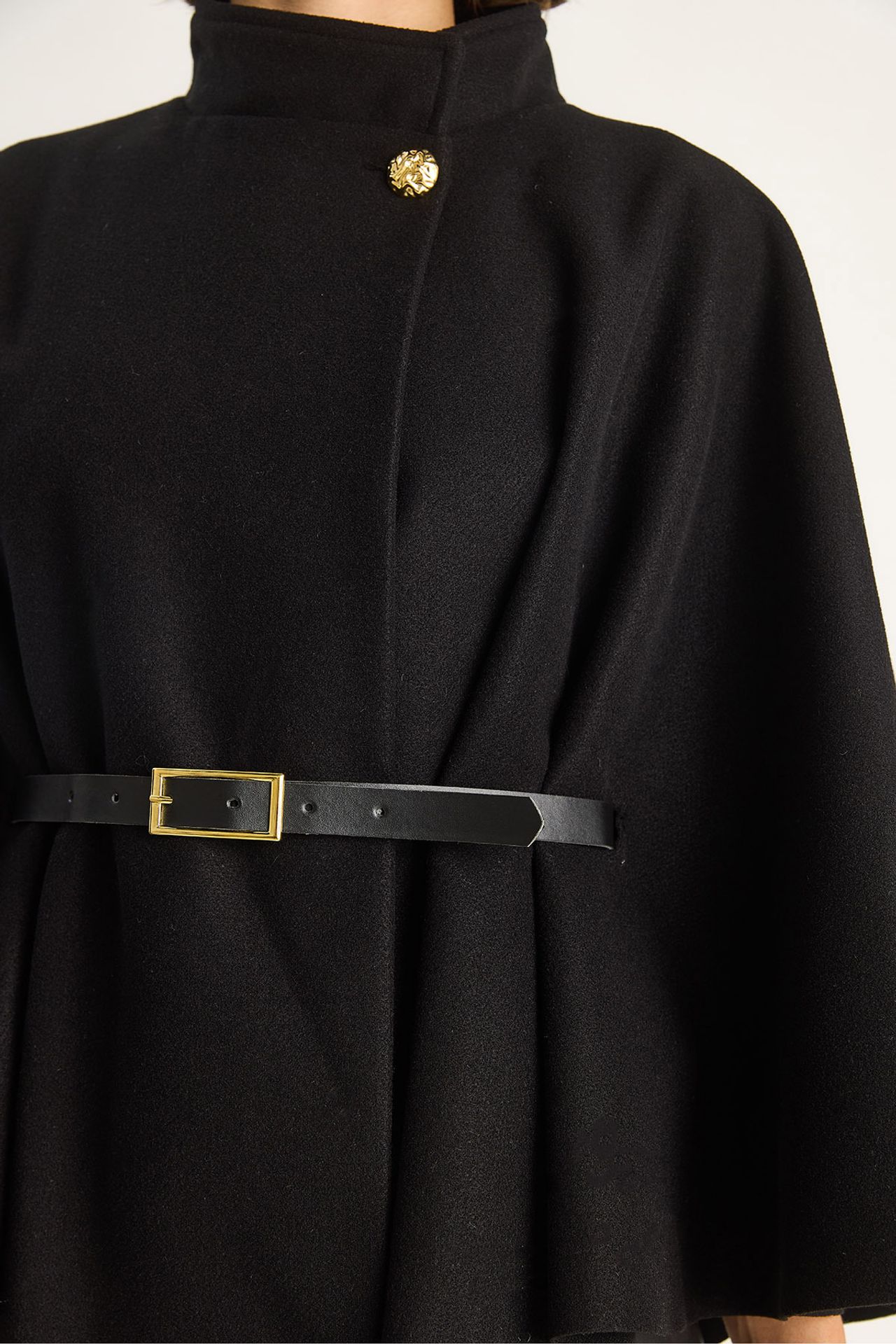 LUCCI Oversized Wool Blend Overcoat 6