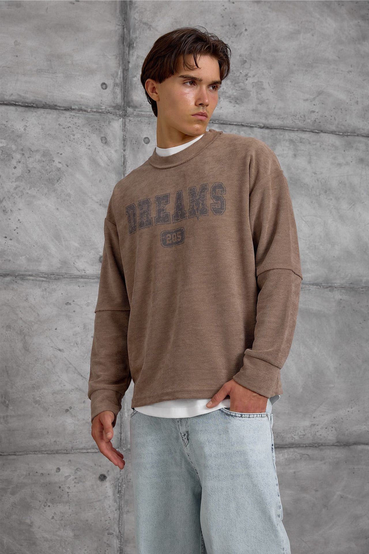 NOMARC Regular Kalıp Bisiklet Yaka Sweatshirt 5