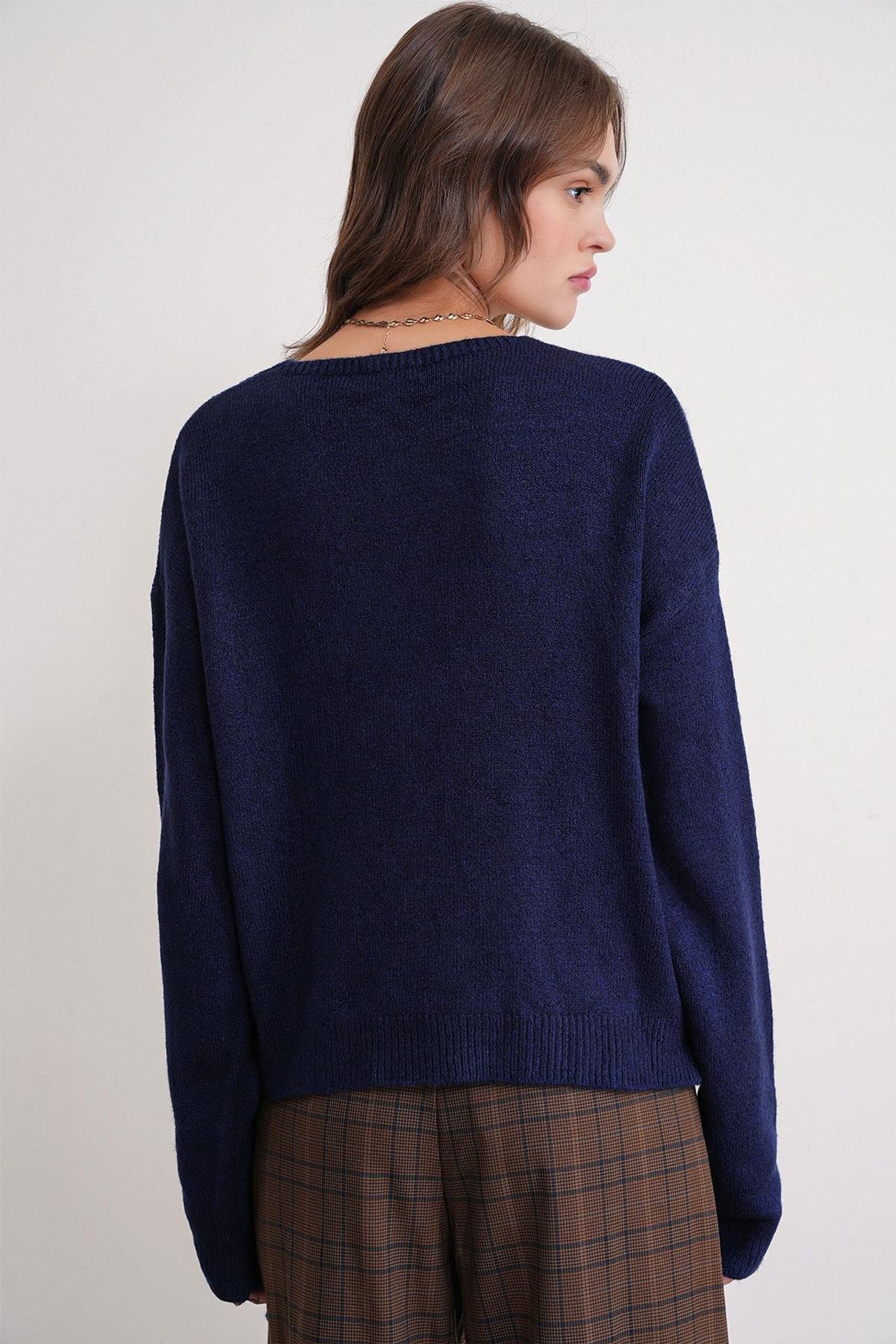 Mixray Ribbed V-Neck Tie-Front Cardigan 3