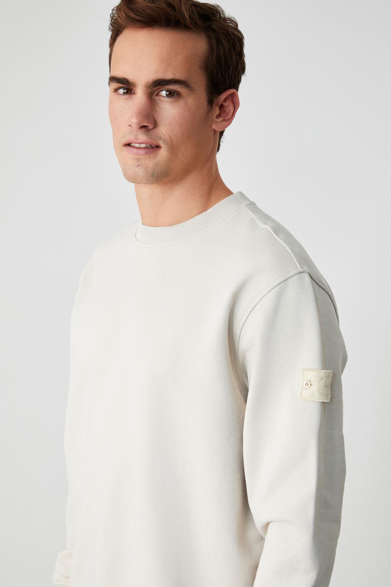 GRIMELANGE Nakışlı Bisiklet Yaka Sweatshirt 3