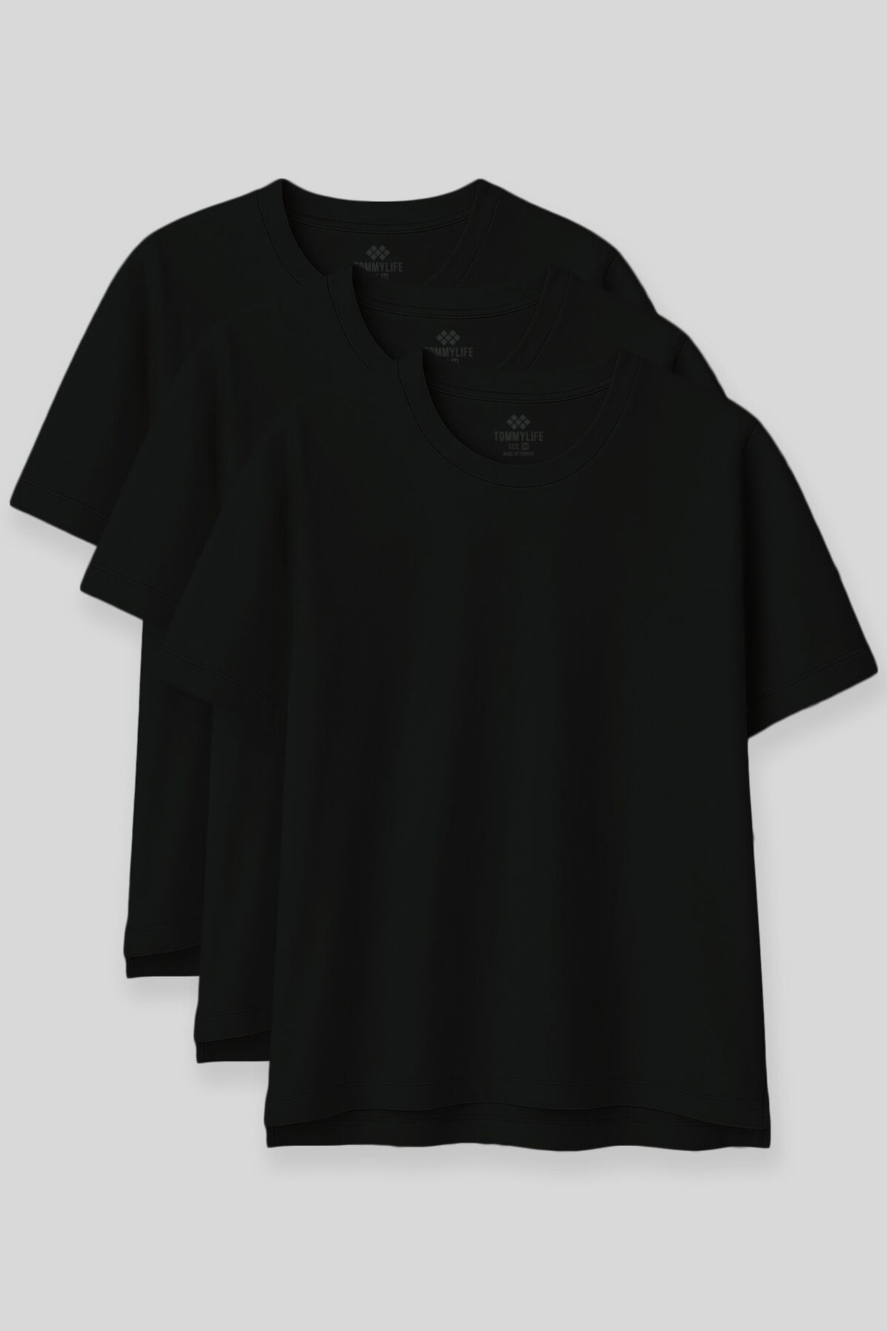 TOMMY Oversized Cotton-Modal Crew Neck T-Shirt 1