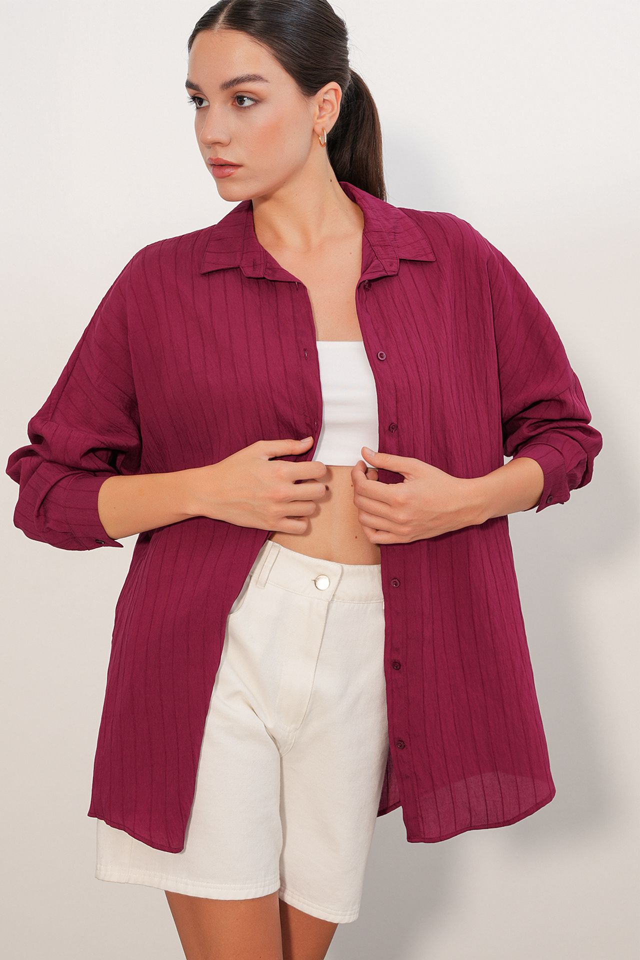 BDART Women's Viscose Nylon Shirt