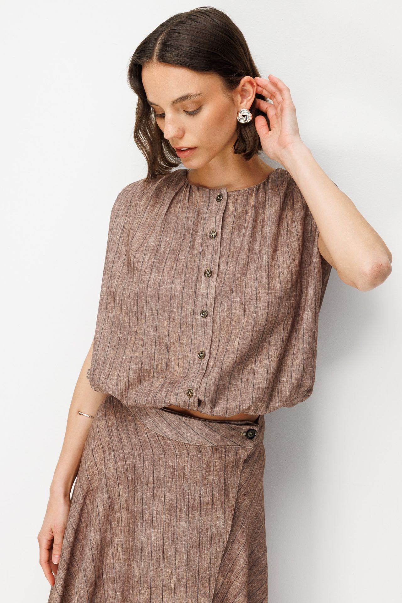 MIXRAY Linen Cotton Two-Piece Coord 6