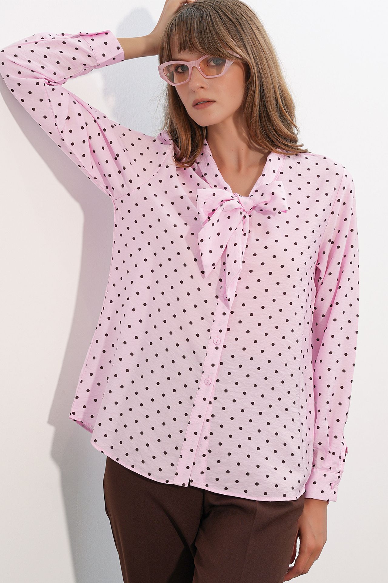 BDART Polka Dot Poplin Shirt Blouse 4