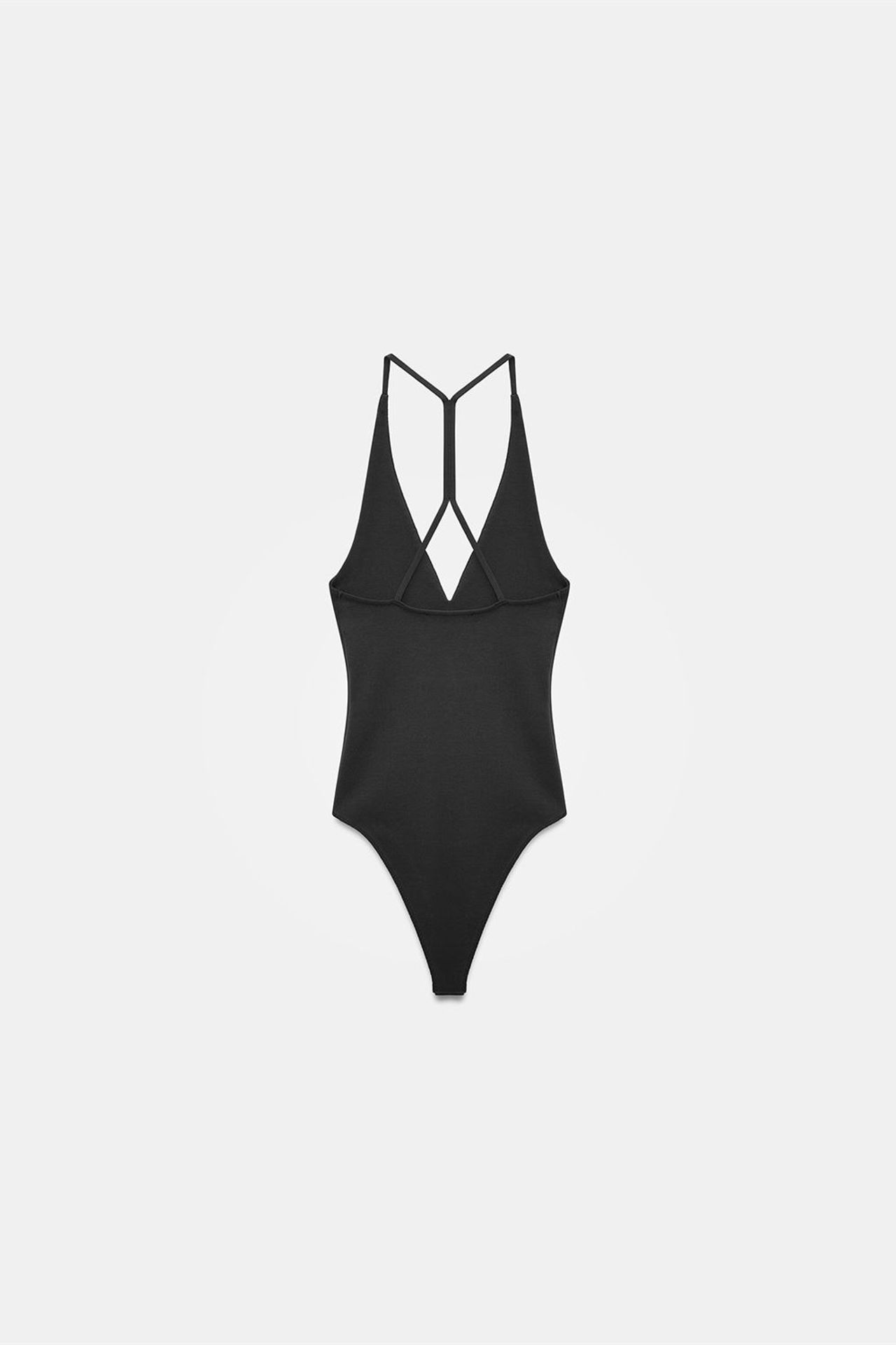 DILVIN Slim Fit Cut-Out Halter Bodysuit 6