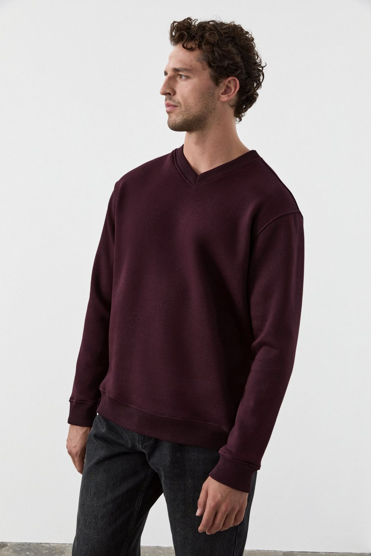 GRIMELANGE Regular Fit Crew Neck Sweatshirt 5