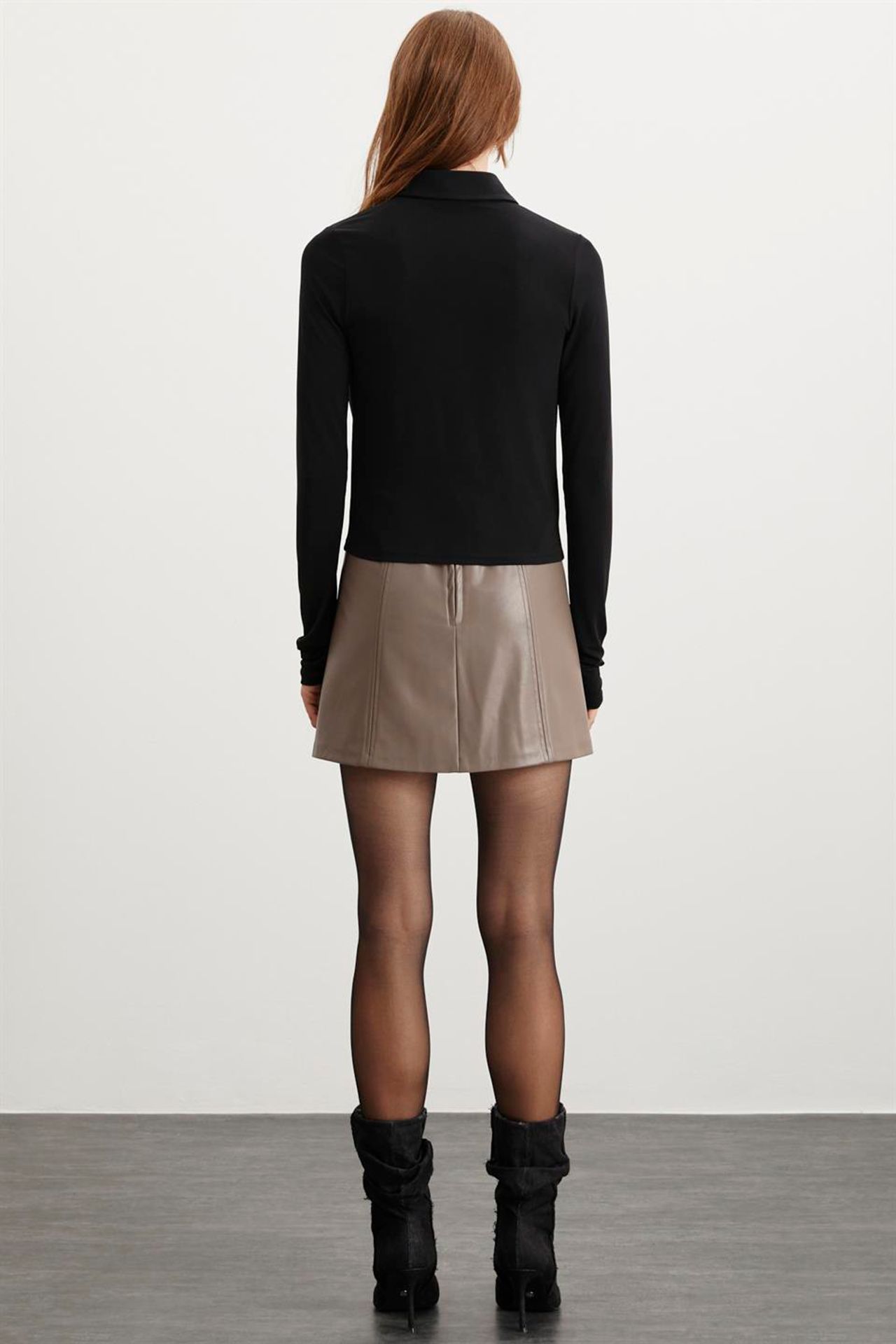 GRIMELANGE High-Waist A-Line Mini Skirt 4