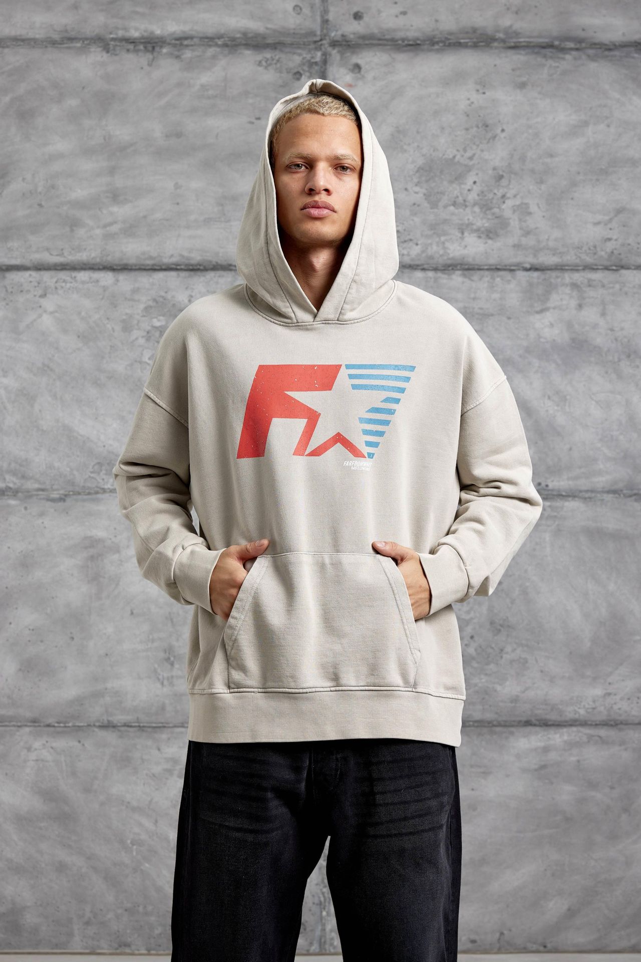 NOMARC Bol Kesim Kapüşonlu Logolu Sweatshirt 1
