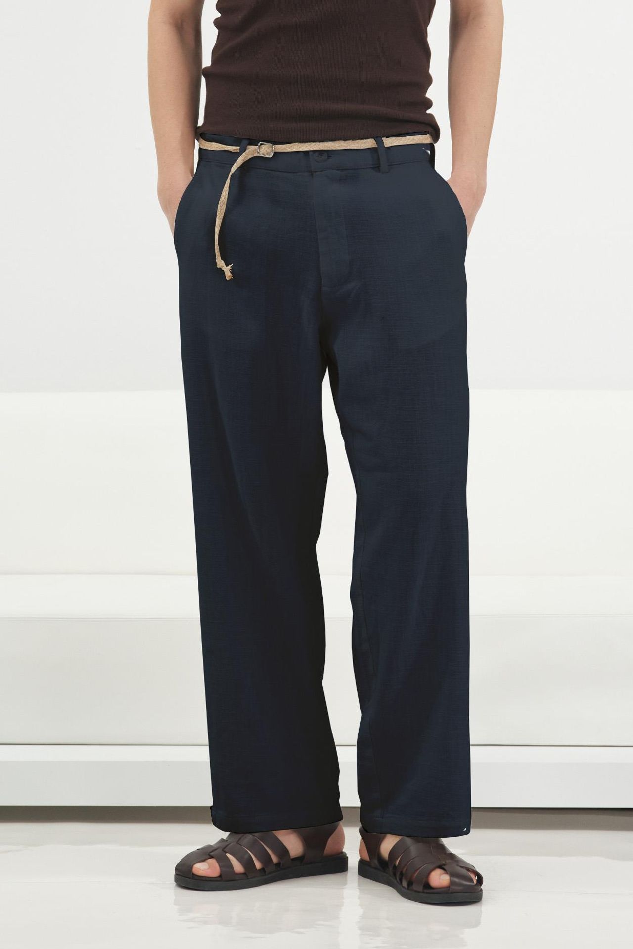 GIESTO Men's Cotton Suit Pants 1