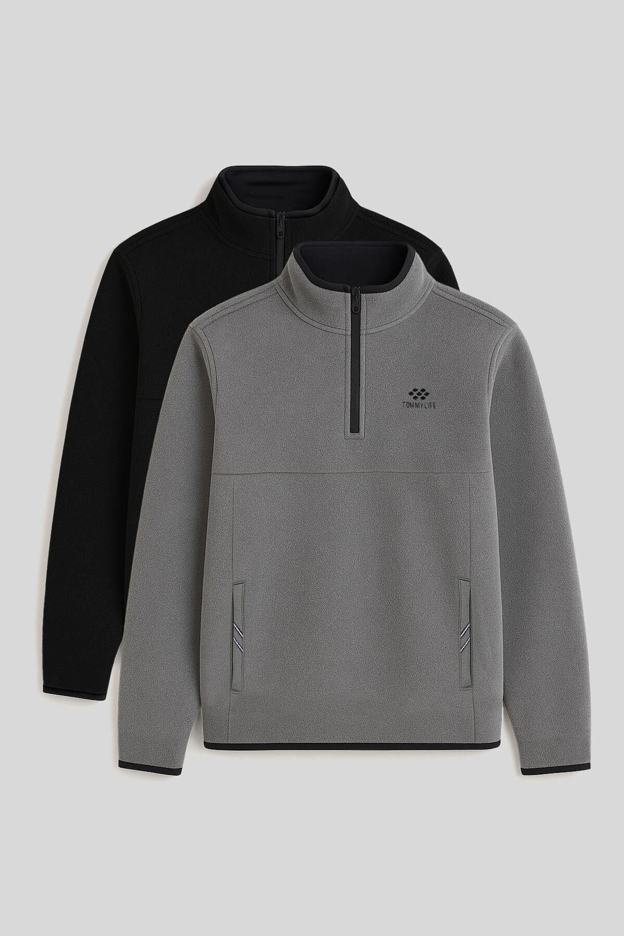 TOMMY Men's Half-Zip Plush Sweatshirt 1