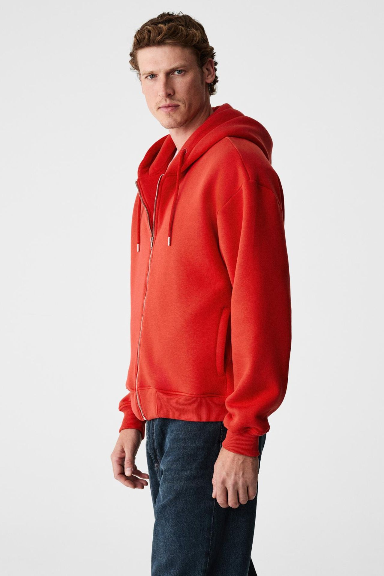 GRIMELANGE Oversized Hooded Zip Sweatshirt 6
