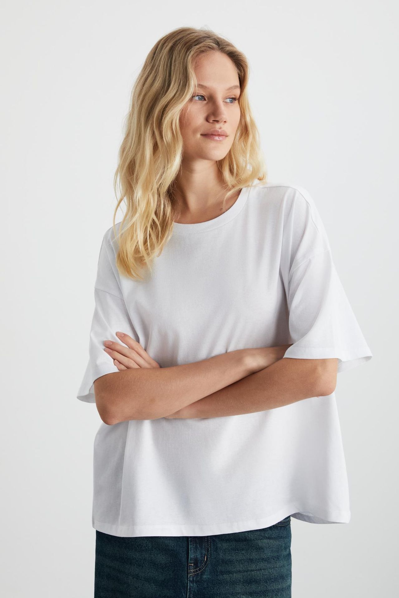 GRIMELANGE Oversized Crew Neck T-Shirt 3