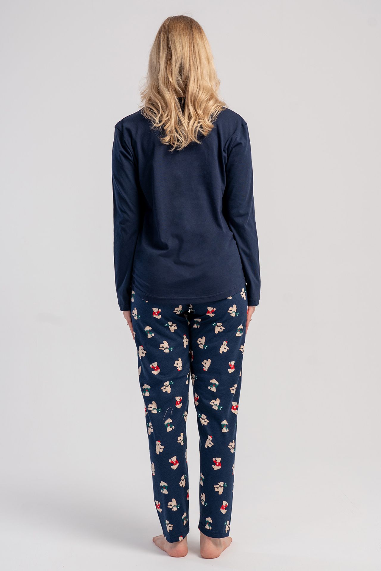 YAKE Baskılı 2 Parçalı Pijama Takımı 3
