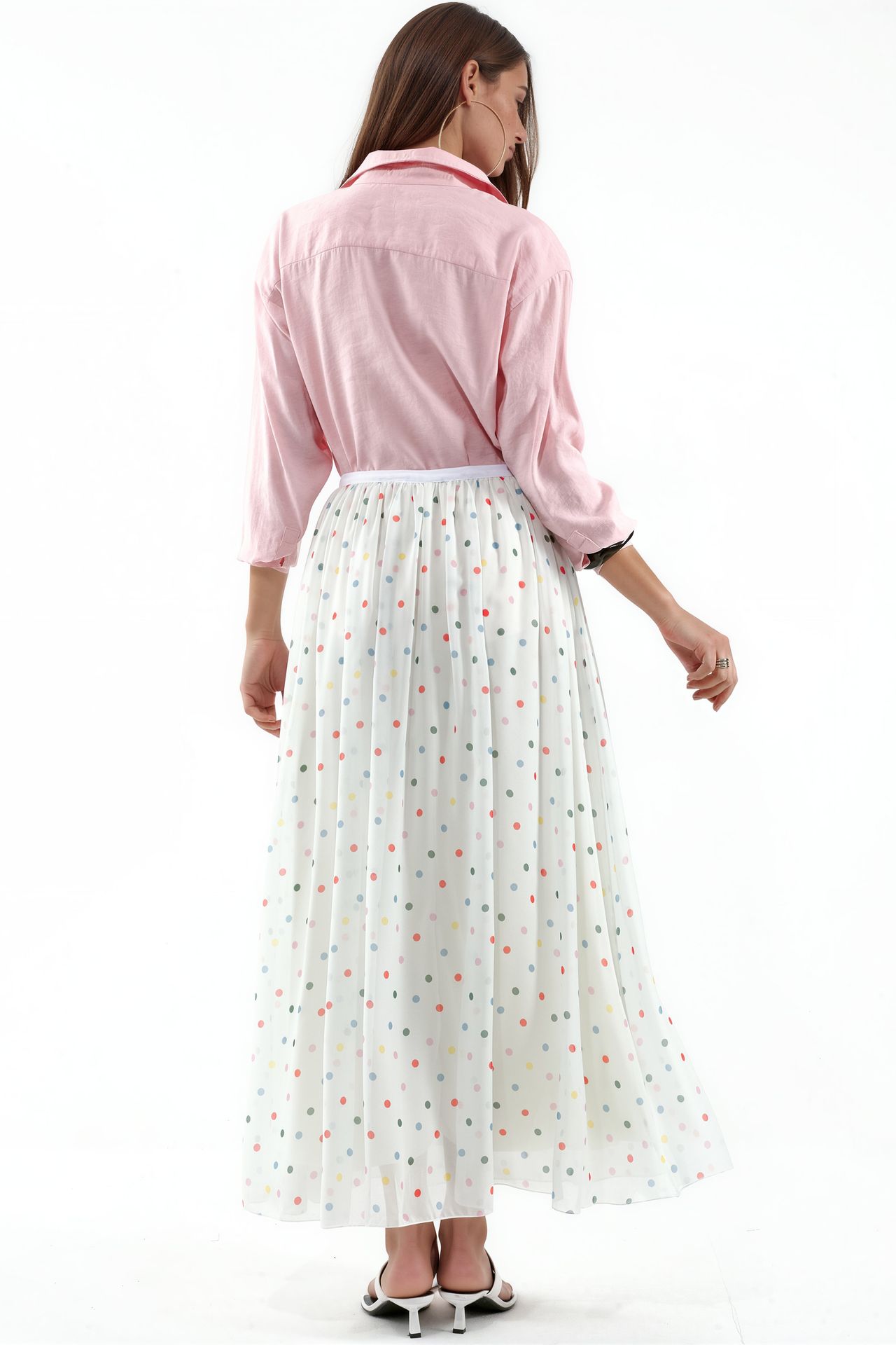 BDART High-Waist Polka Dot Maxi Skirt 3