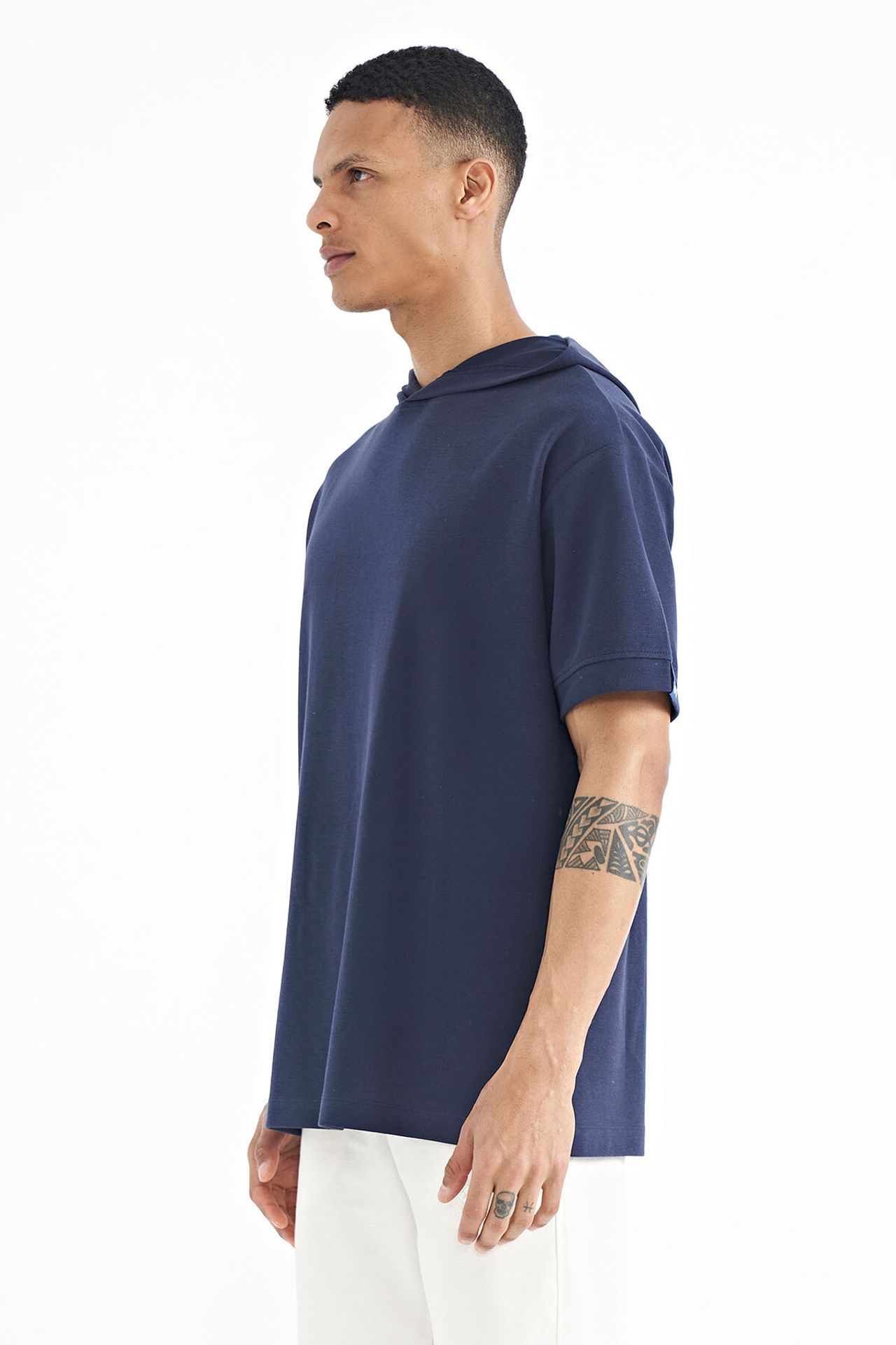 TOMMY Oversized Hooded Short-sleeve T-shirt 4