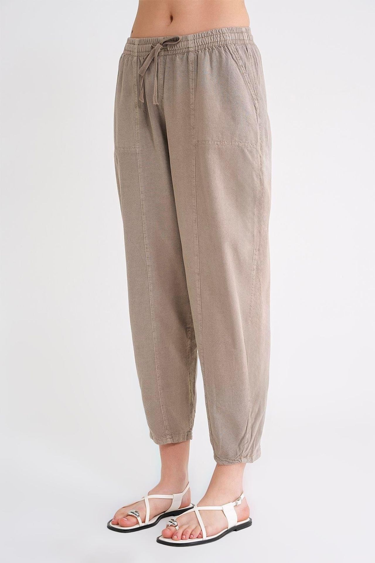 Mixray Cotton Jogger Pants with Drawstring Waist 4