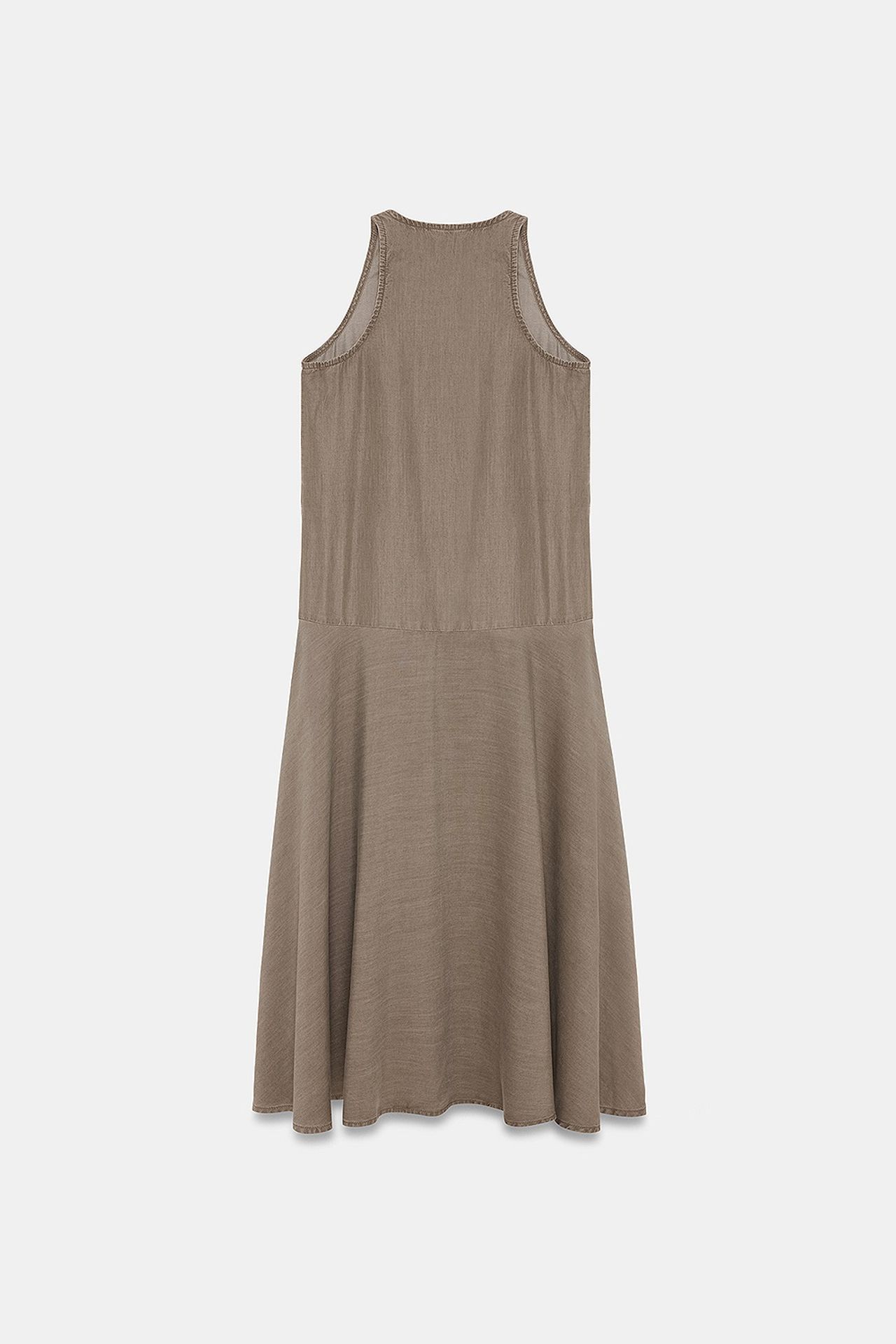 DILVIN Sleeveless Straight Maxi Dress 5