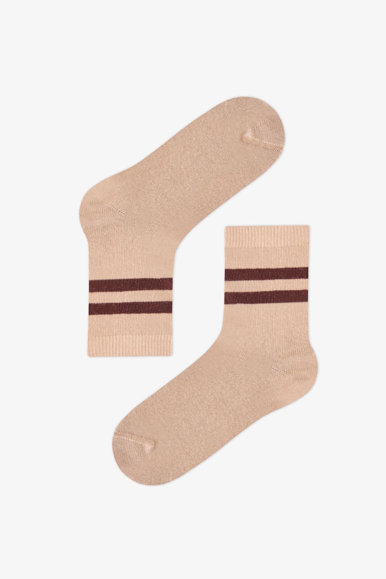 PENTI Boys' Ie Bears Bear Pattern Cotton 2-Pack Crew Socks 4