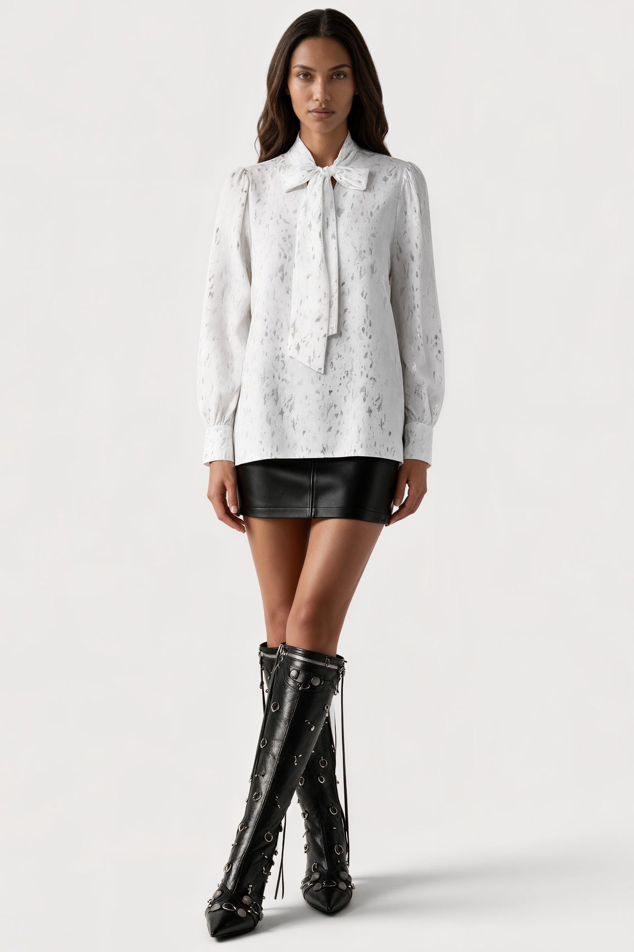 MSN Women's Printed Shirt Collar T-shirt 3