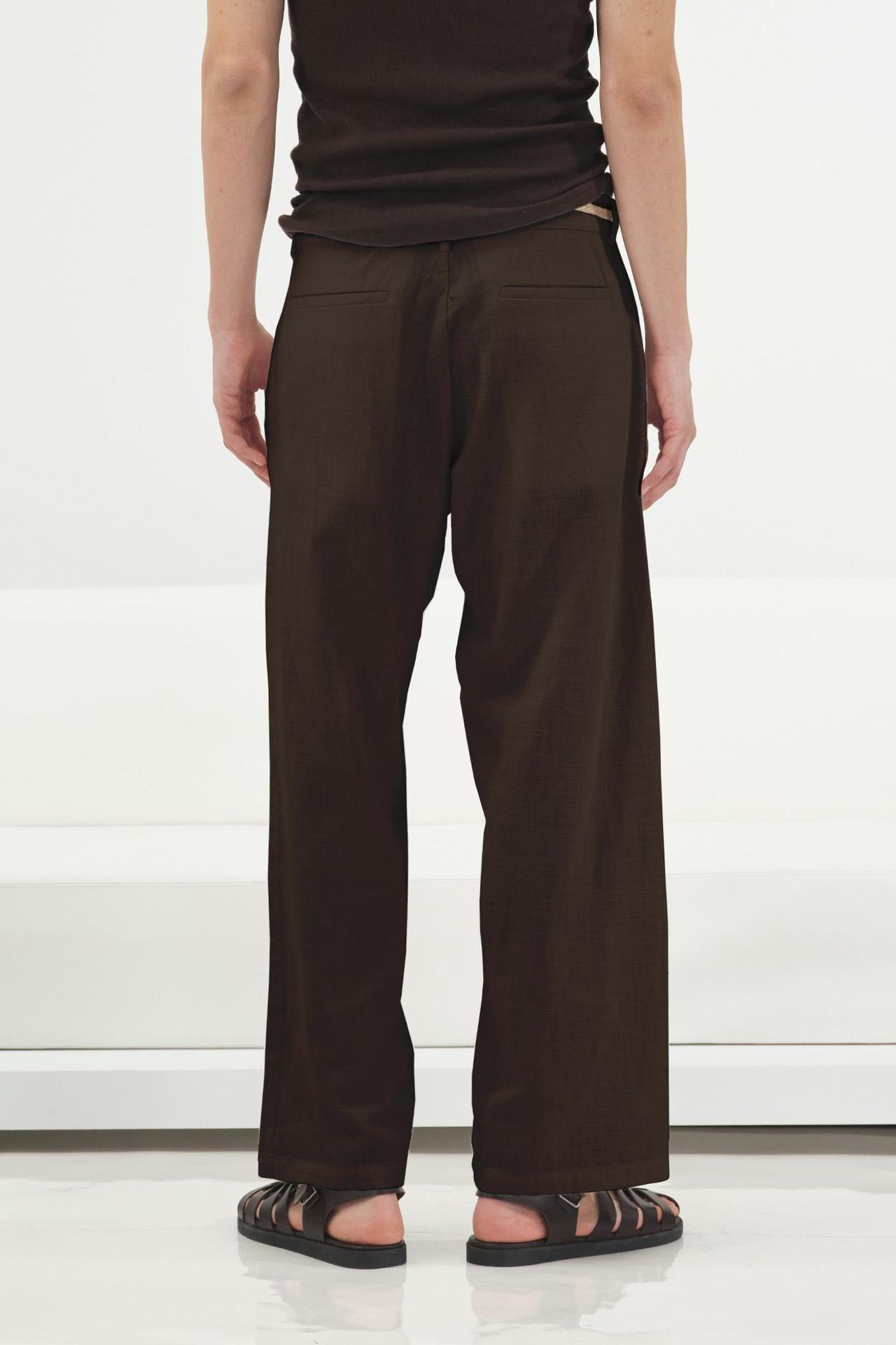 GIESTO Men's Cotton Linen Suit Pants 2