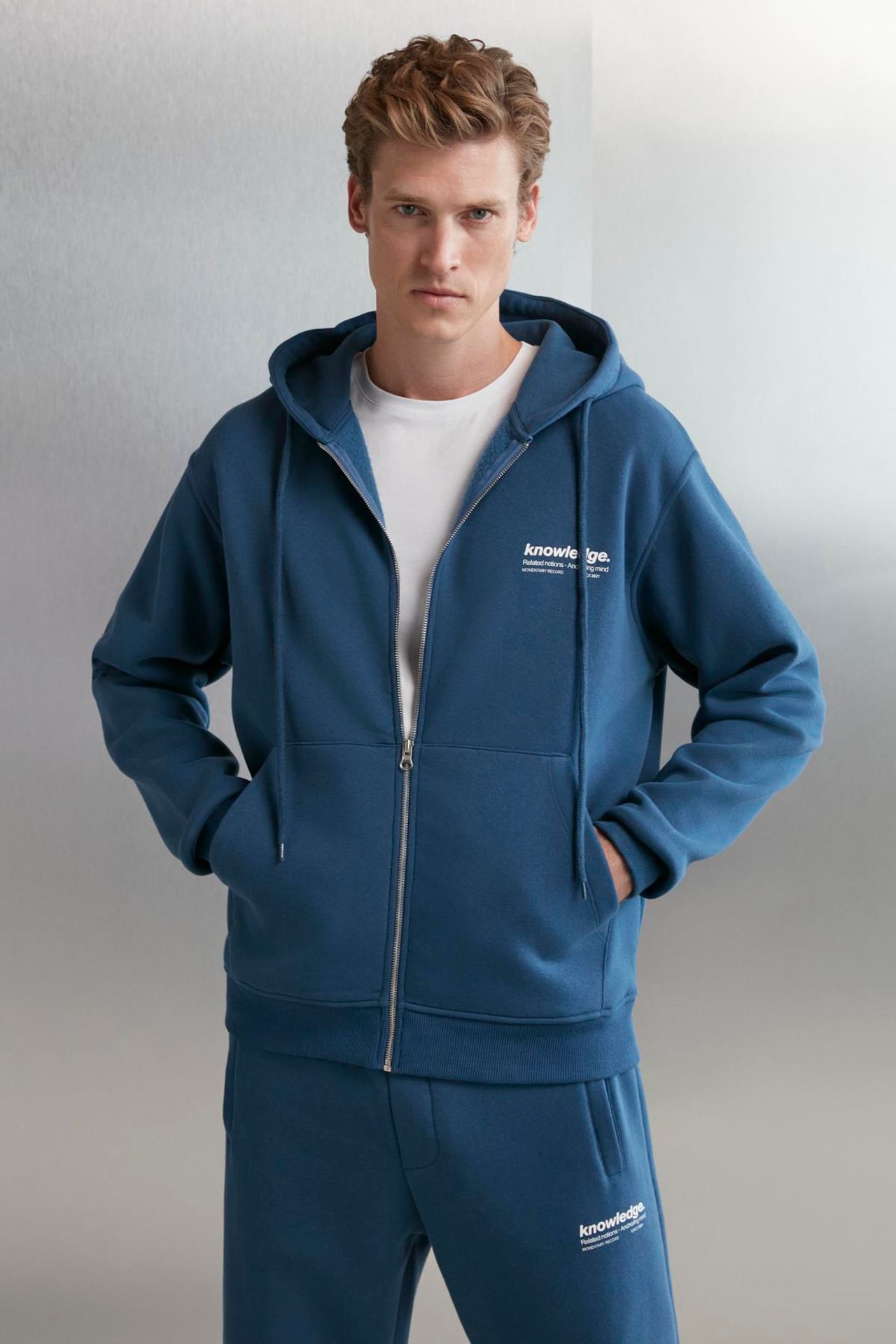 GRIMELANGE Kapüşonlu Logolu Fermuarlı Sweatshirt 3