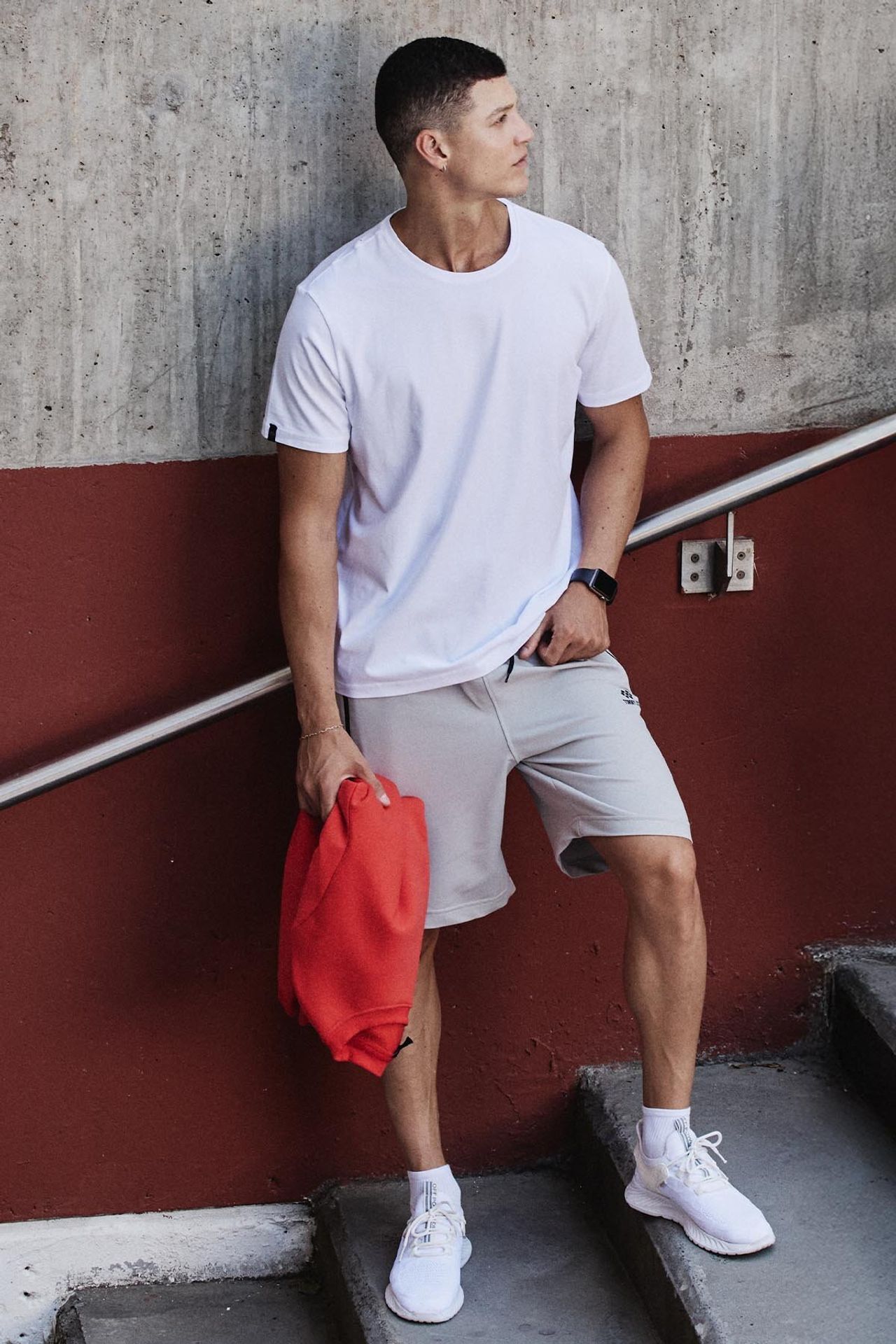 TOMMY Men's Cotton Elastane Crew Neck T-Shirt 1