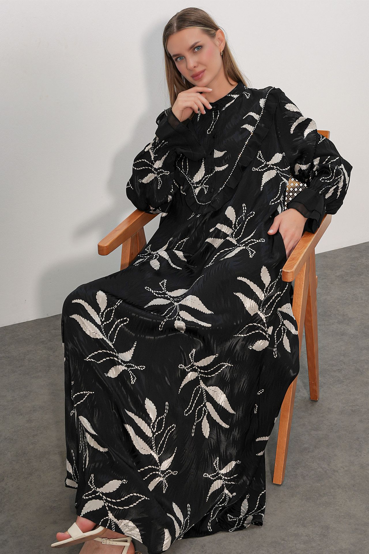 BDART Floral Crew Neck Maxi Dress 4