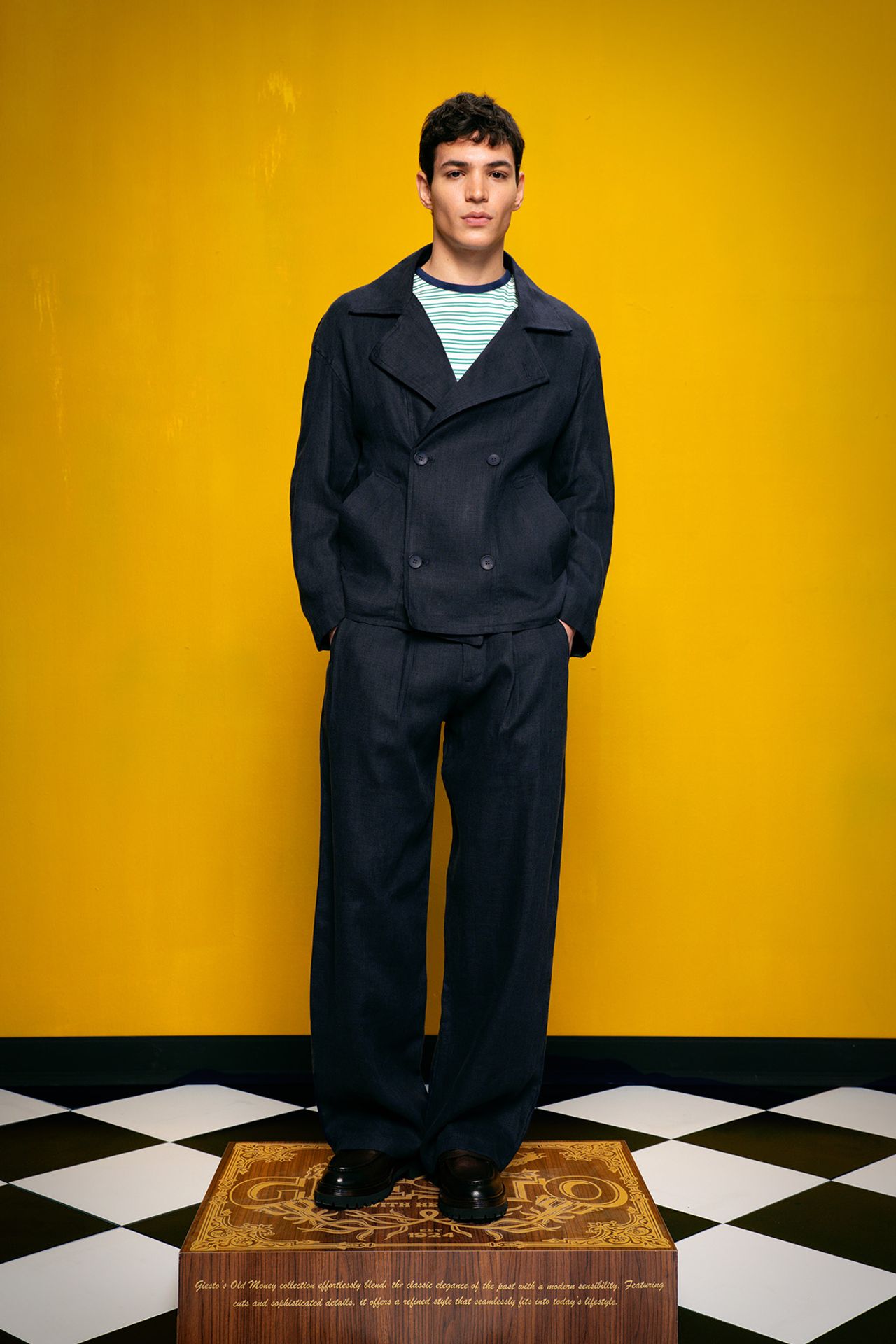GIESTO Linen Buttoned Jacket 2