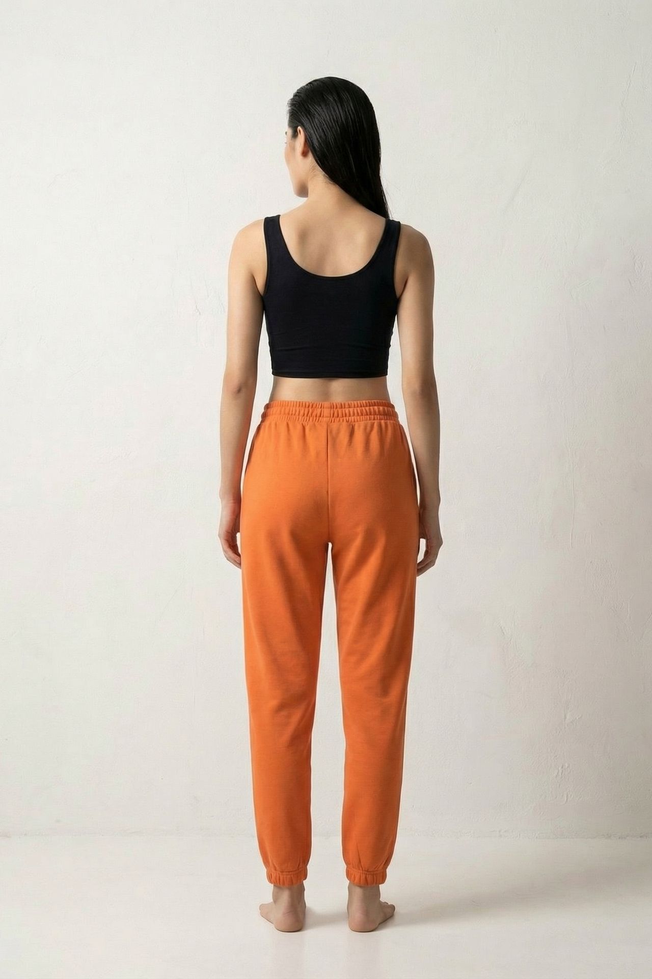 MY FASHION Elastic Waist Jogger Sweatpants 4