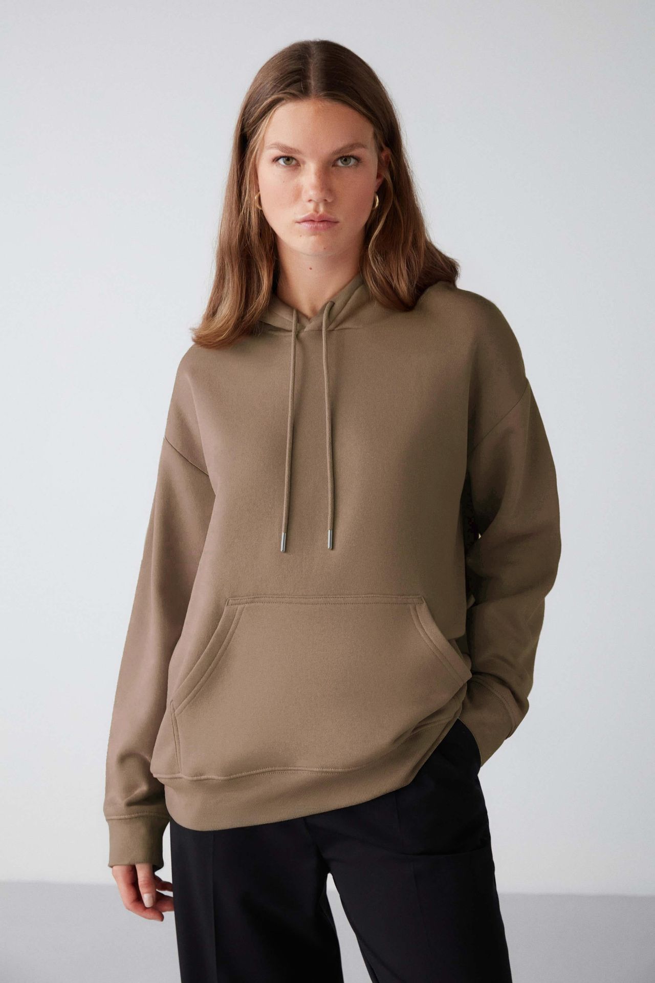 GRIMELANGE Kapüşonlu Rahat Cepli Sweatshirt 2