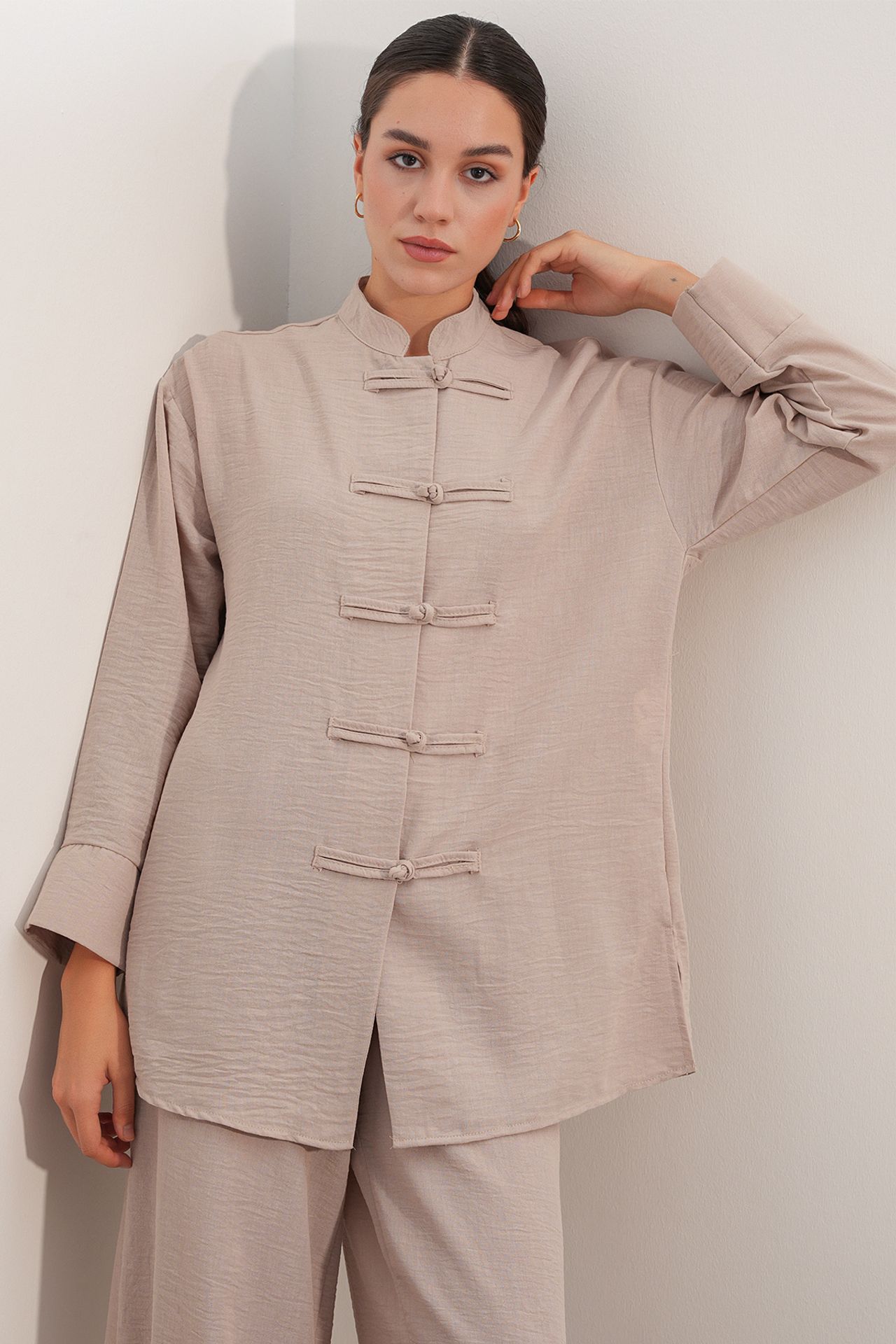 BDART 2-Piece Oversized Shirt Trousers Set 2