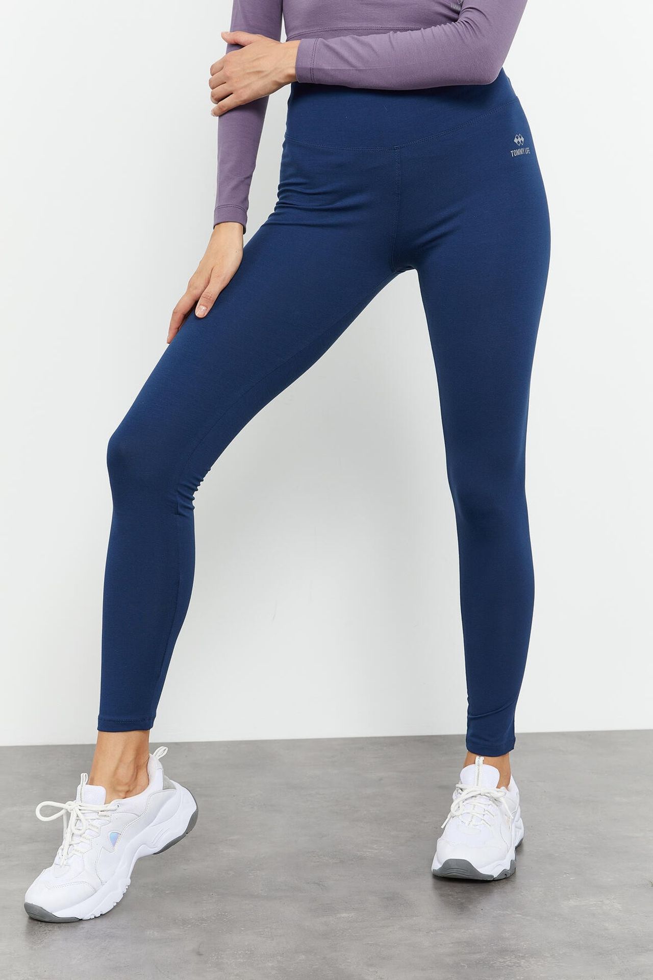 TOMMY High-Waist Cotton Elastane Leggings 6