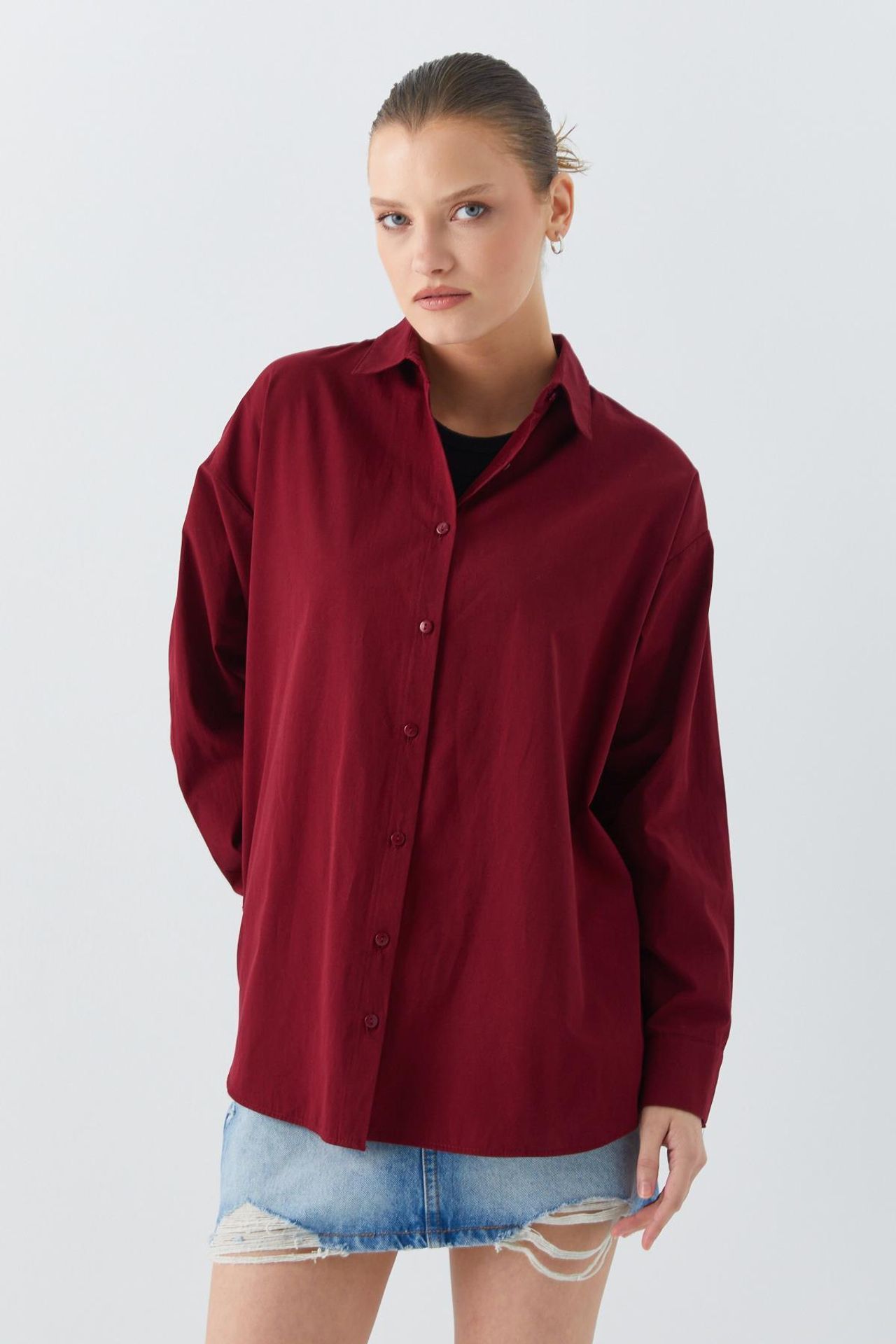 Mixray Long Sleeve Cotton Shirt 5