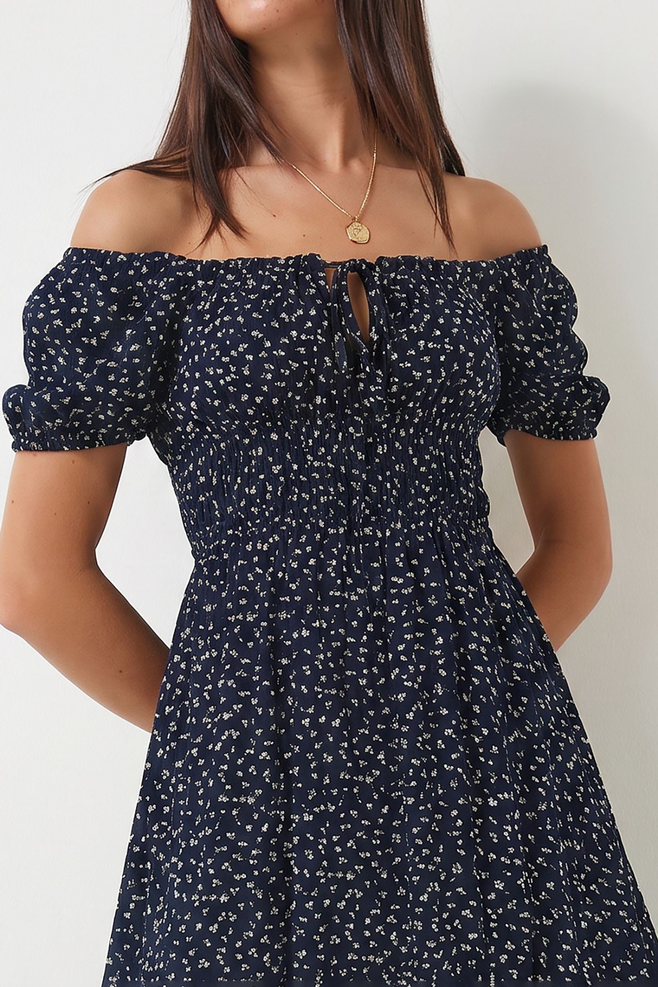 ISTANBUL Floral Viscose Midi Dress 5