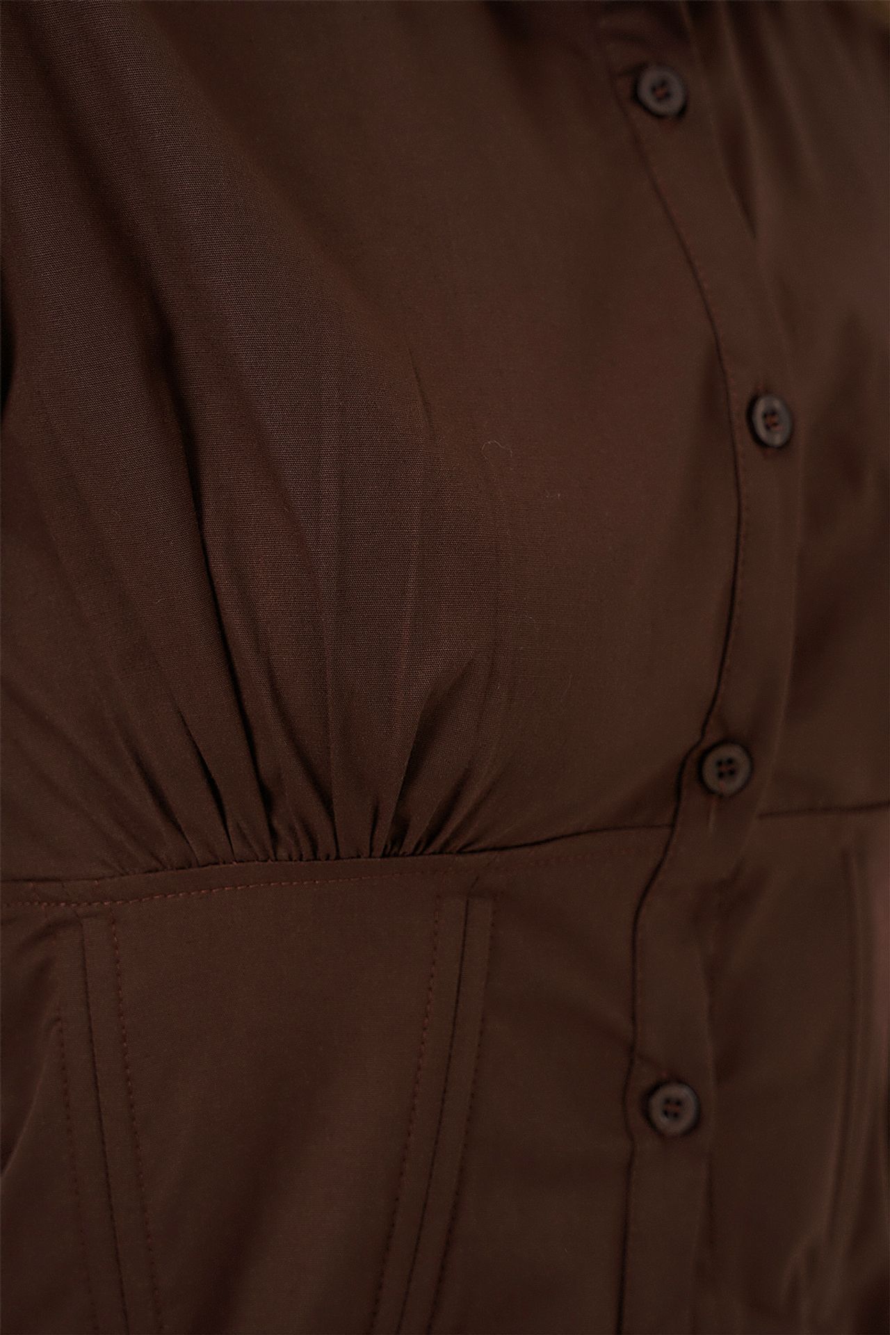 BDART Fitted Poplin Button-Up Short Shirt 5