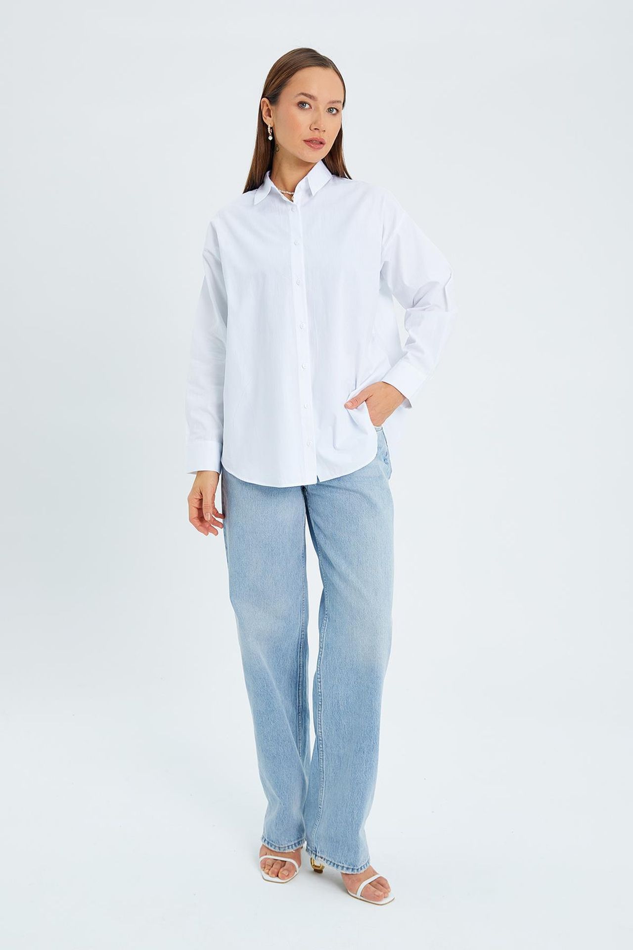 Mixray Long Sleeve Cotton Shirt 2