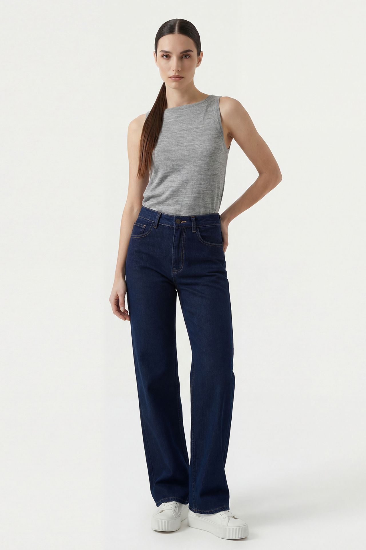 BDART Ribbed Sleeveless Crew Neck Tank Top 2