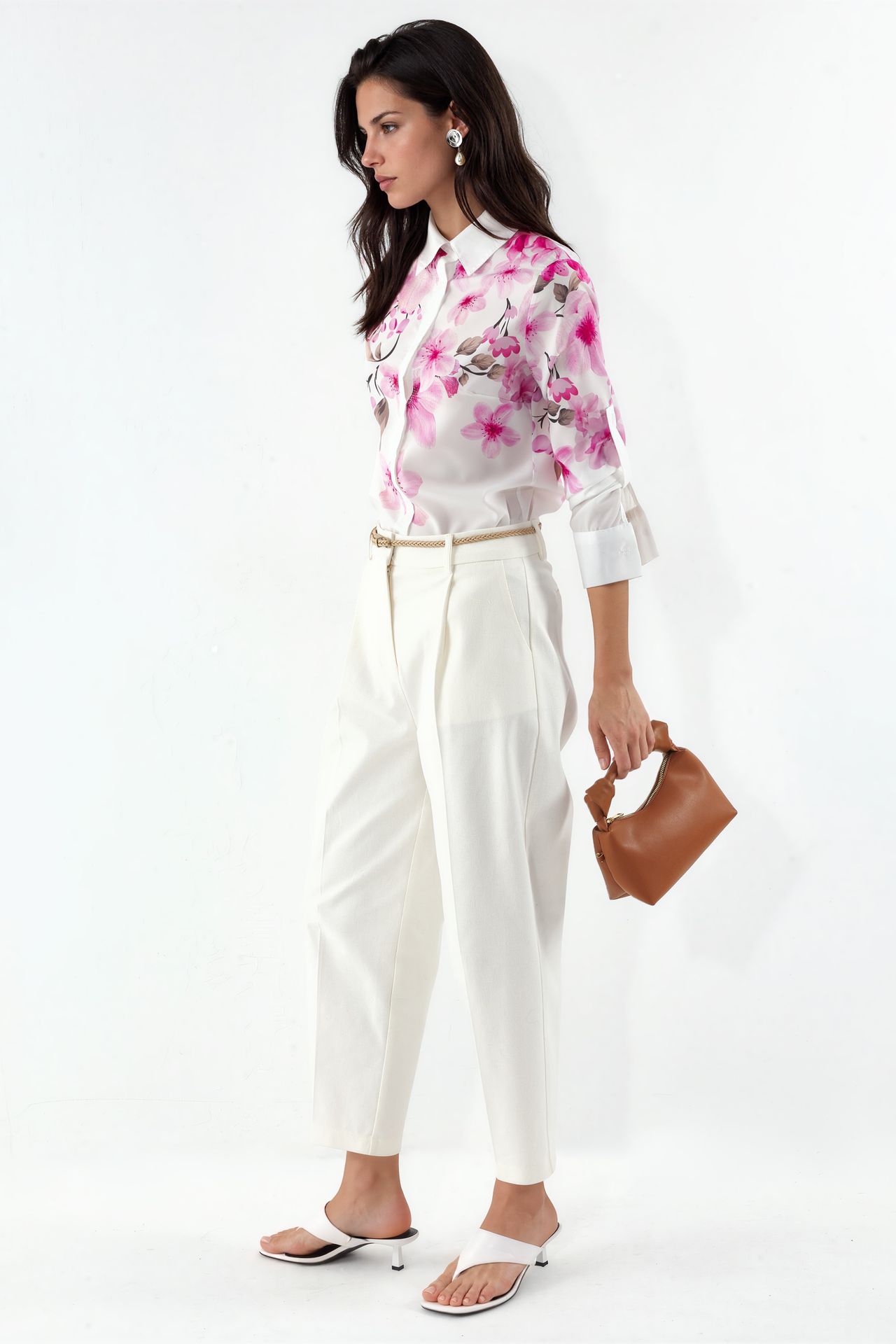 MSN Floral Printed Long-Sleeve Shirt 3