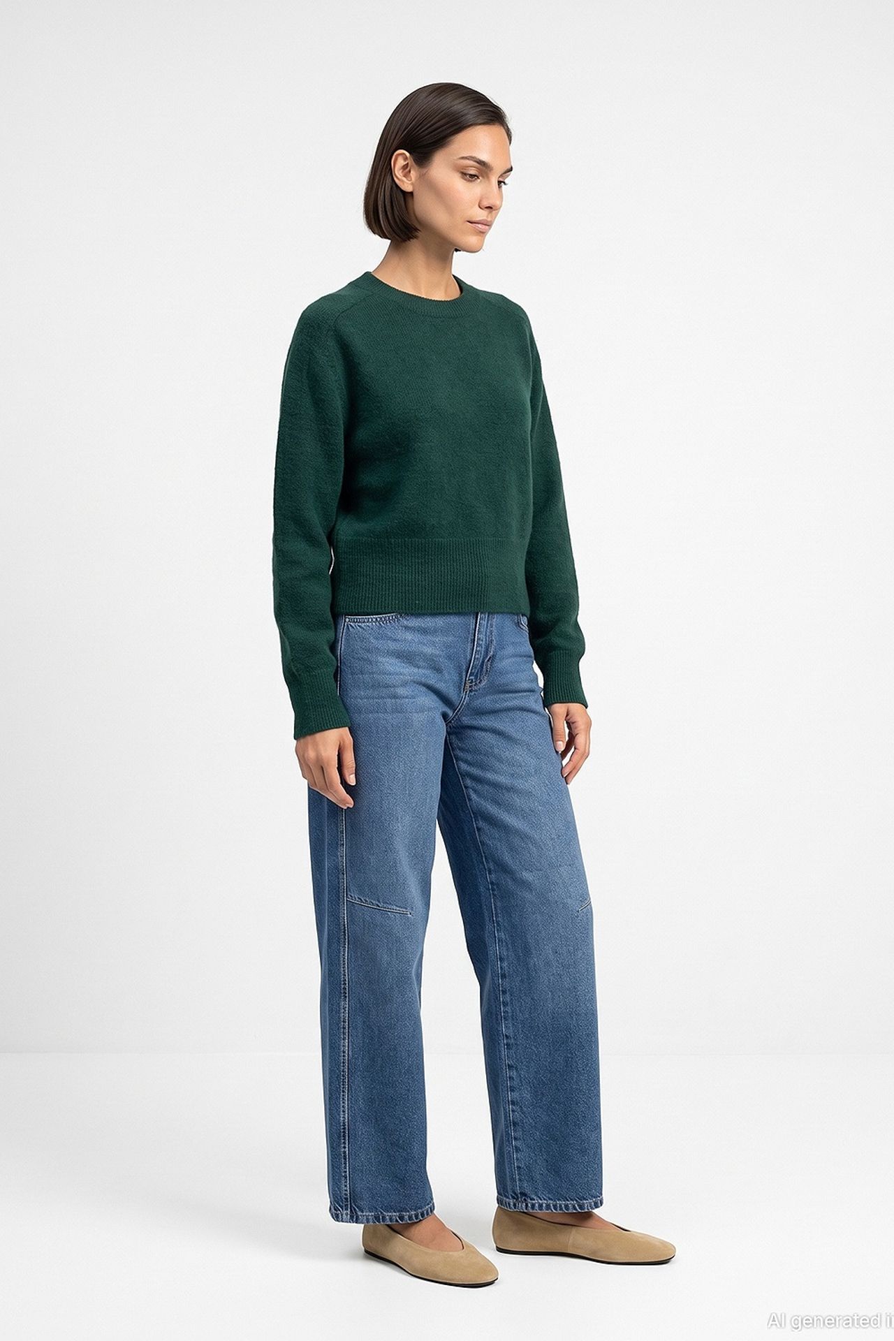 DILVIN Women's Cotton Jeans 4