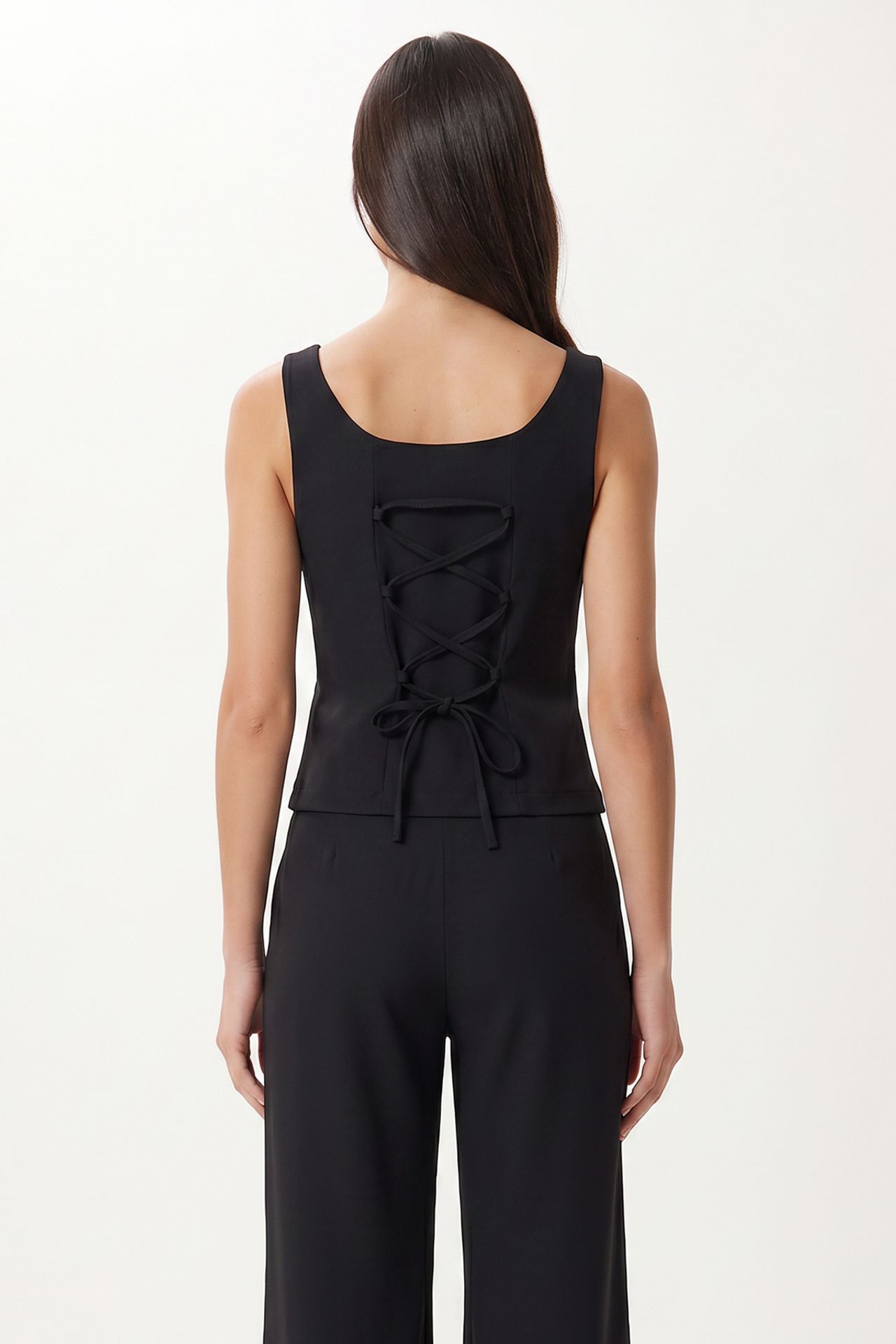 ISTANBUL Women’s Two-piece Vest And Wide-leg Trouser Set 4