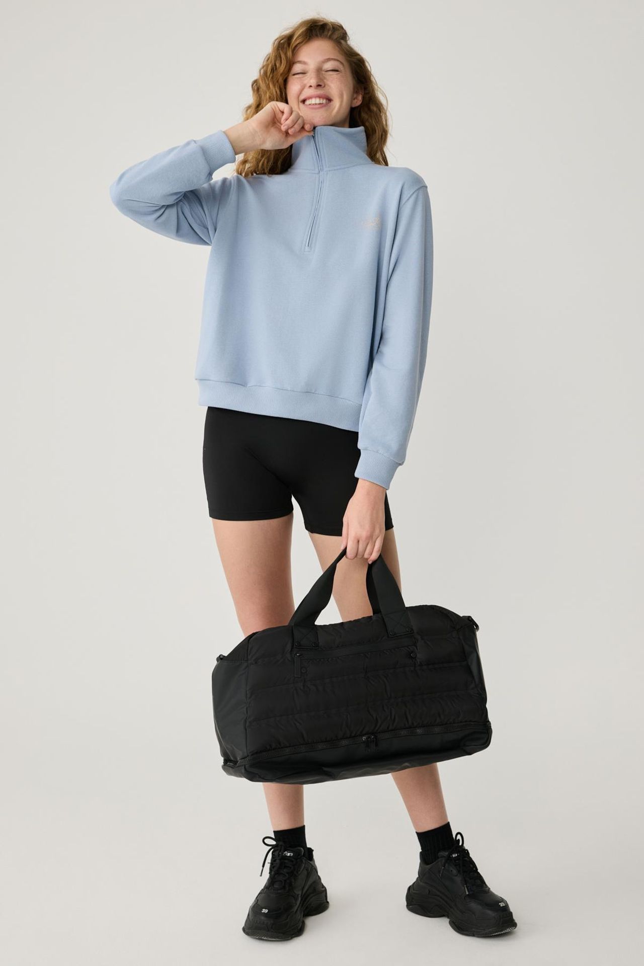 GRIMELANGE Half Zip Relaxed Sweatshirt 4