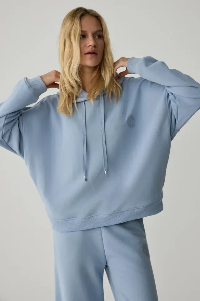 GRIMELANGE Oversized Hooded Sweatshirt