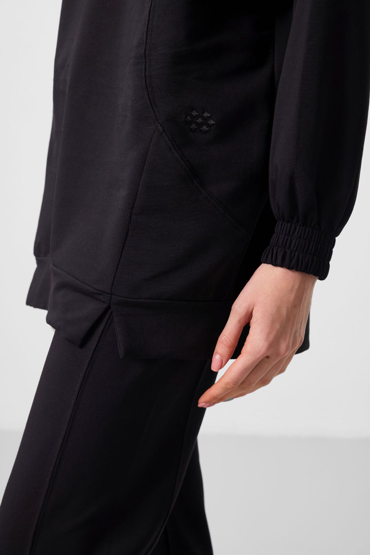 TOMMY Oversized Fleece Sweatshirt And Pants Set 4