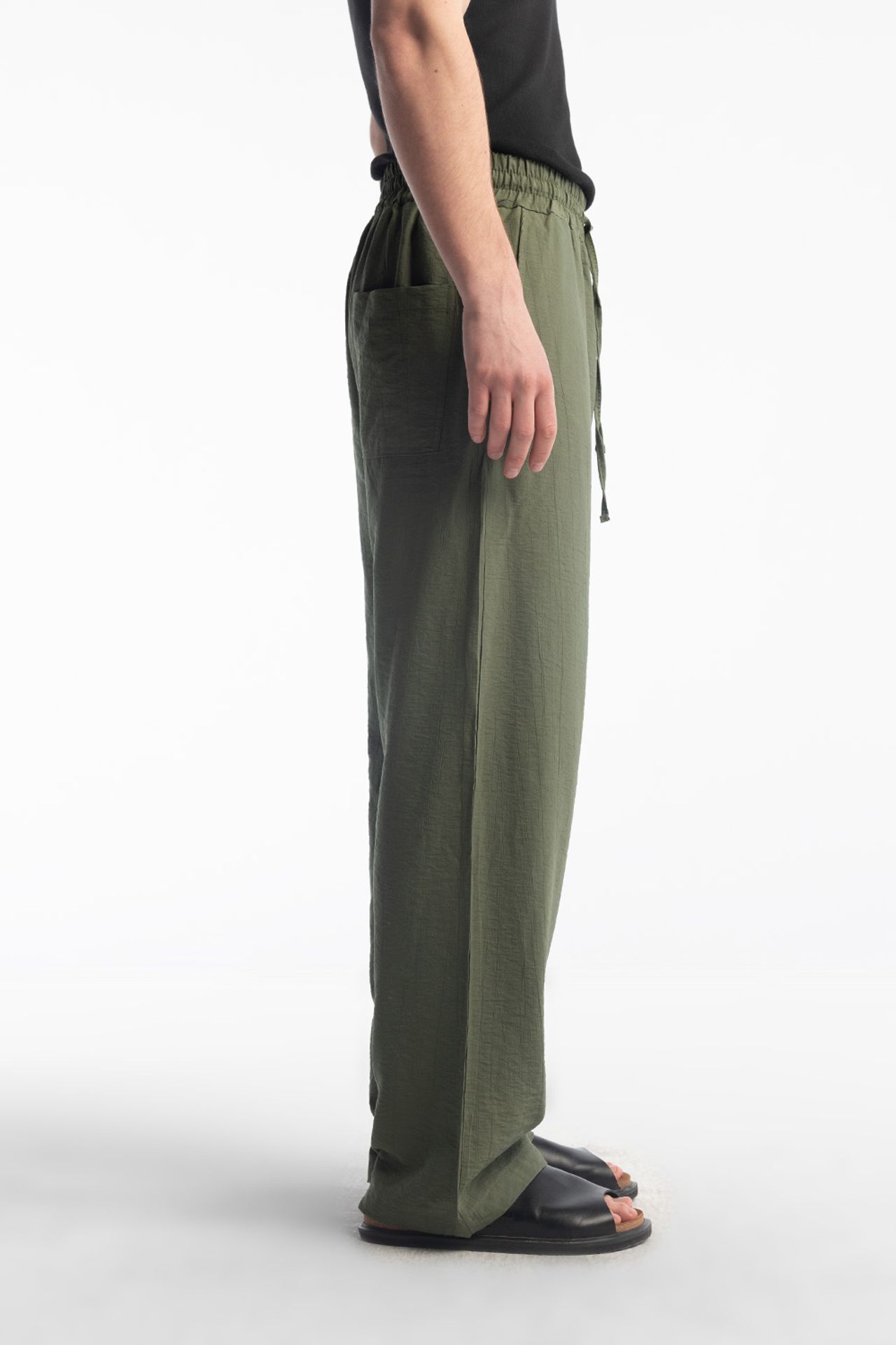 GIESTO Men's Wide-Leg Knit Pants 4
