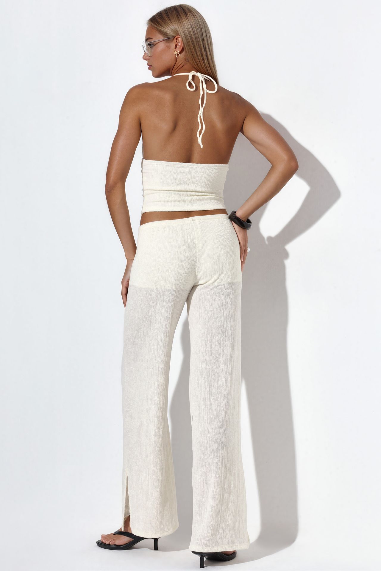 BUSEM Women's Straight-leg Crepe Trousers 3