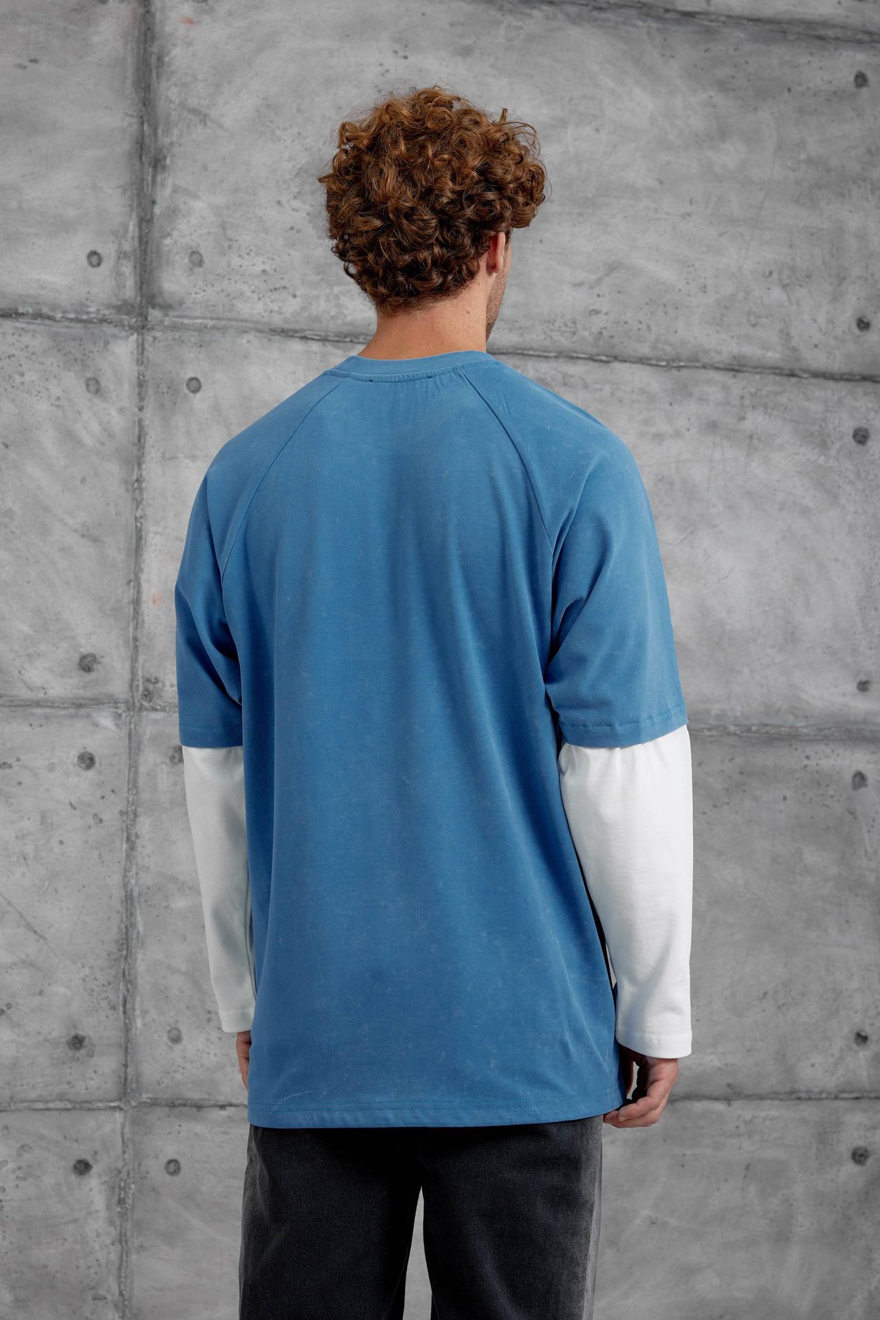NOMARC Rahat Bisiklet Yaka Uzun Kollu Sweatshirt 3