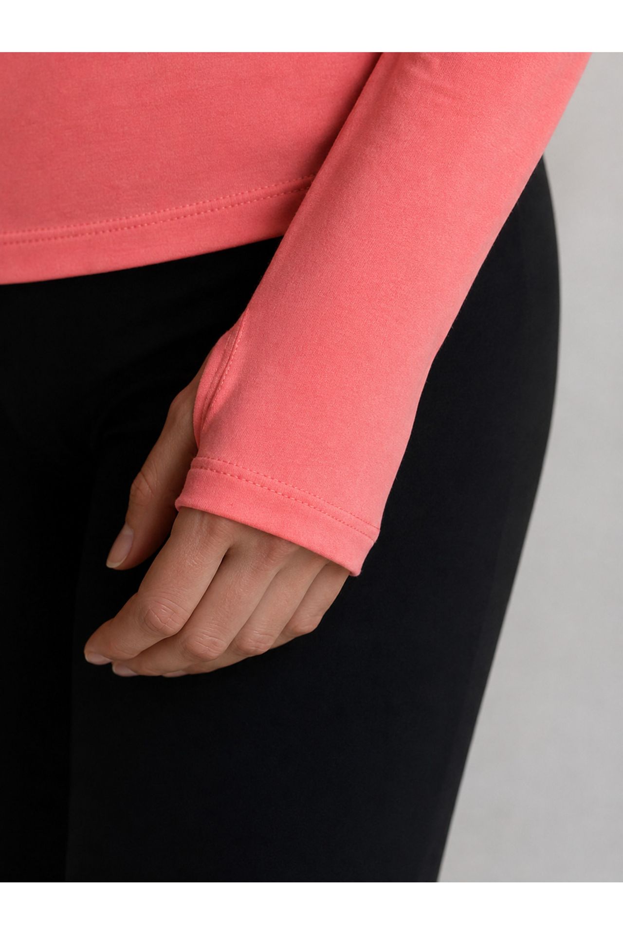 BIPANTOLON Kadın Dar Kalıp Yarım Balıkçı Yaka Body 2